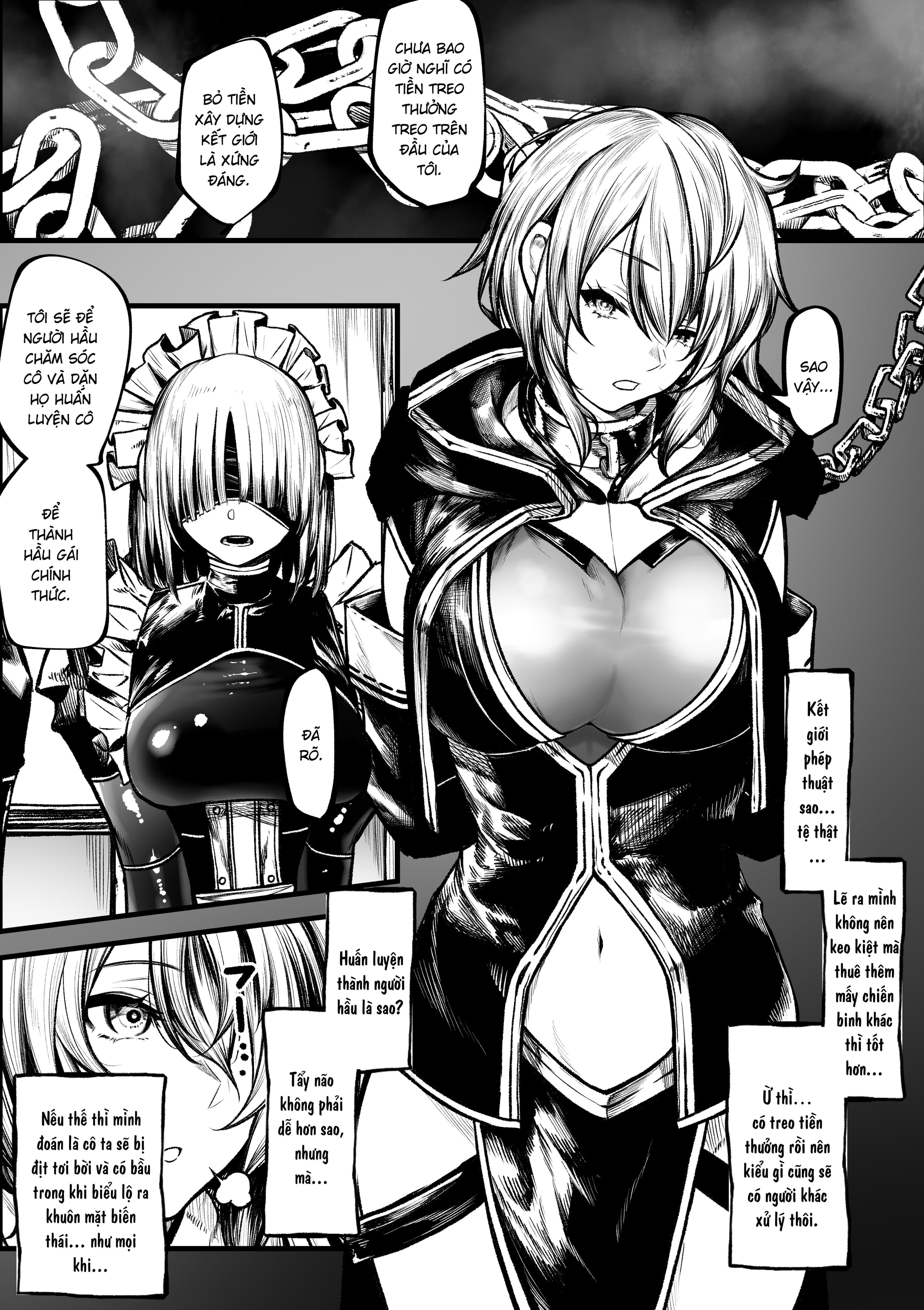HentaiVN.net - Ảnh 1 - Meido ni sa re chau madō-shi-chan - Oneshot