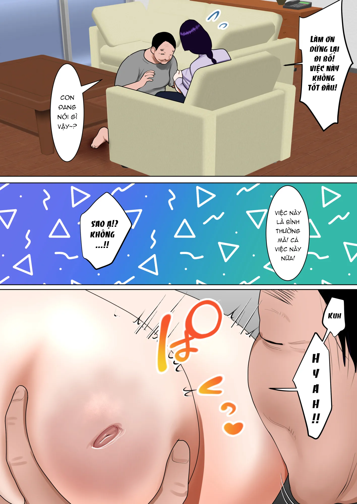 HentaiVN.net - Ảnh 14 - Tennen Kyonyuuzuma, Gifu Ni Choukyou Sareru [天然巨乳妻、義父に調教される。] - Chapter 01