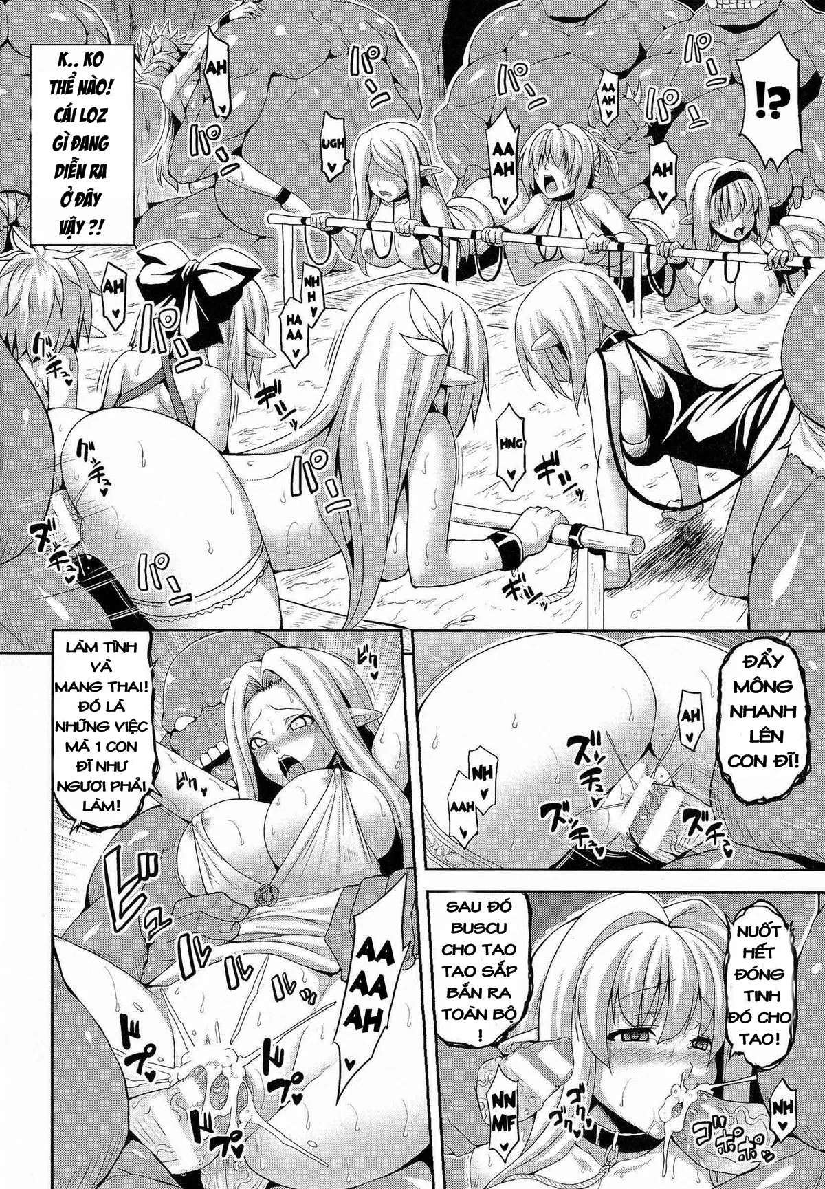 HentaiVN.net - Ảnh 4 - Angel Fall: Tengoku E To Ochiru Otome-Tachi - Chap 3:elf and orc