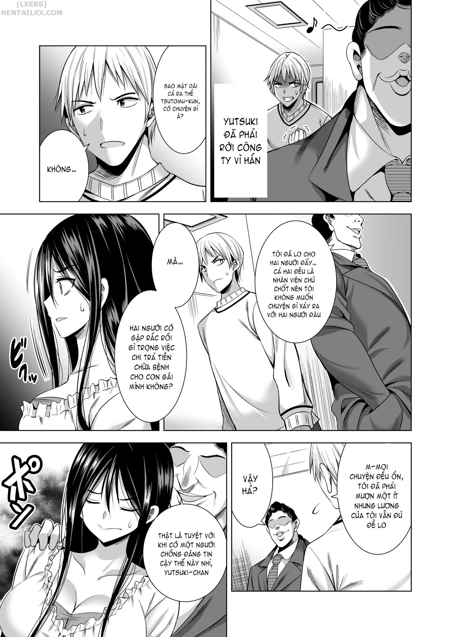 HentaiVN.net - Ảnh 13 - Tonight, I Will Service My Husbands Boss [Konya, Otto No Joushi Ni Dakare Ni Ikimasu...] - Oneshot
