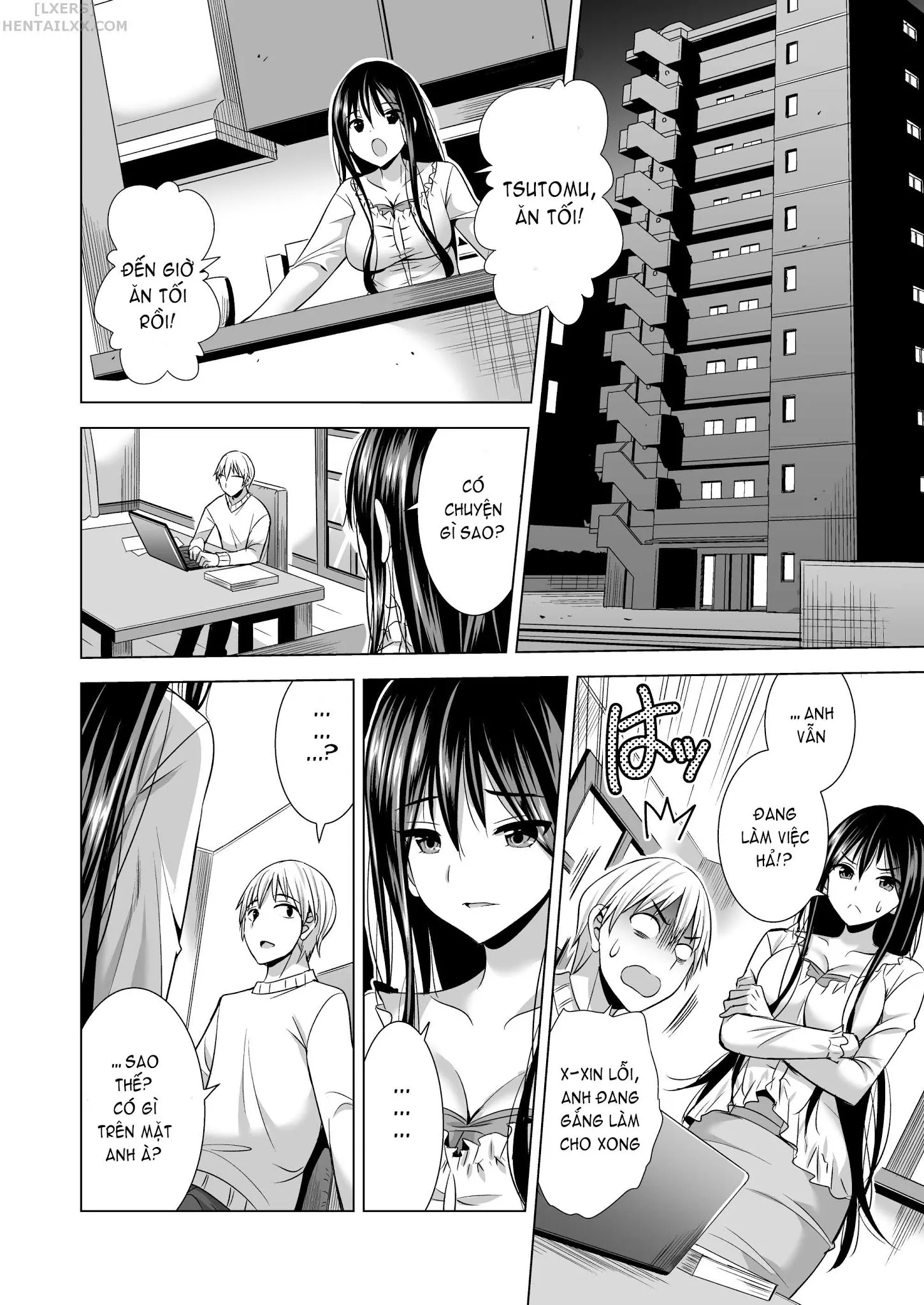 HentaiVN.net - Ảnh 20 - Tonight, I Will Service My Husbands Boss [Konya, Otto No Joushi Ni Dakare Ni Ikimasu...] - Oneshot