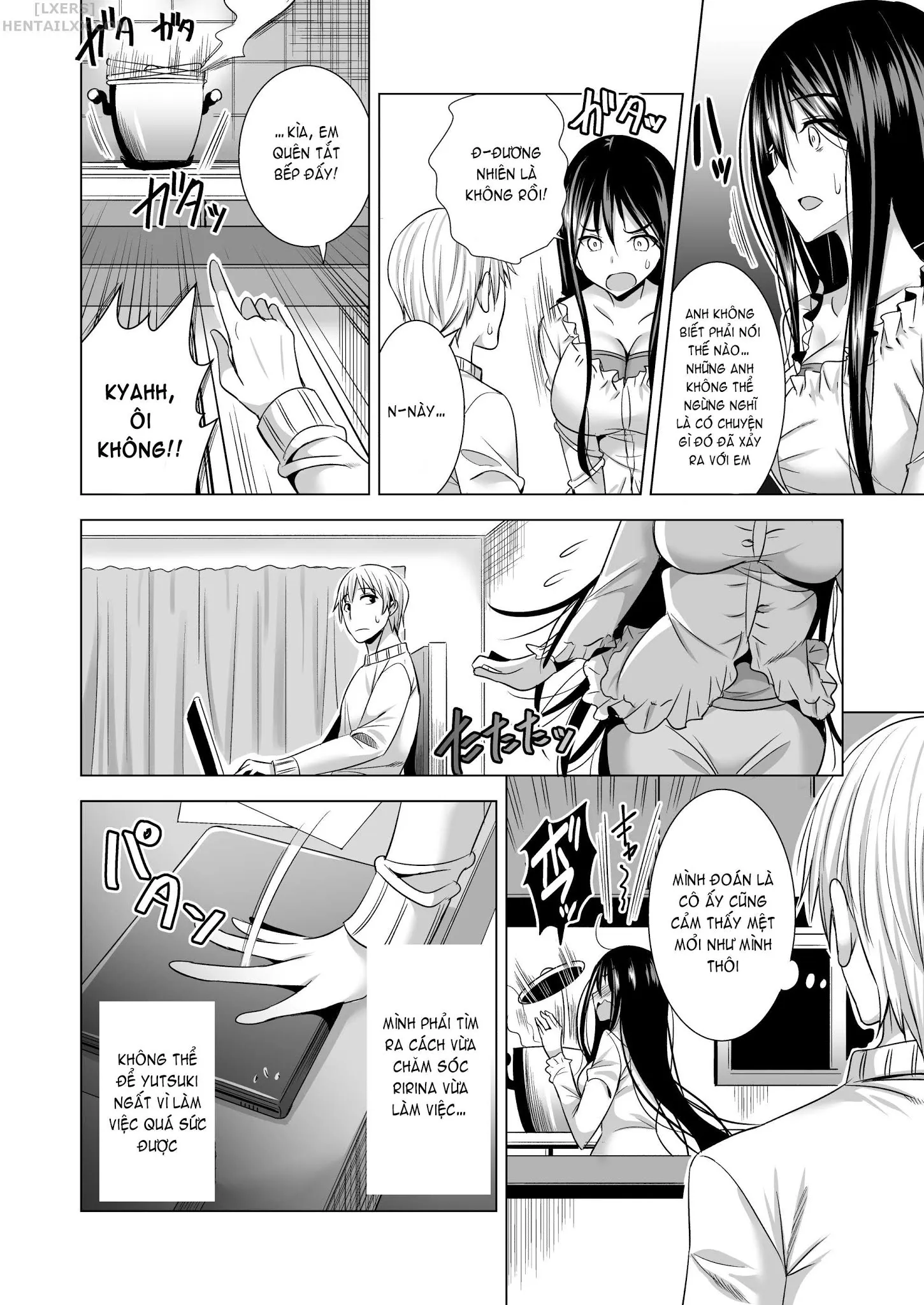 HentaiVN.net - Ảnh 22 - Tonight, I Will Service My Husbands Boss [Konya, Otto No Joushi Ni Dakare Ni Ikimasu...] - Oneshot