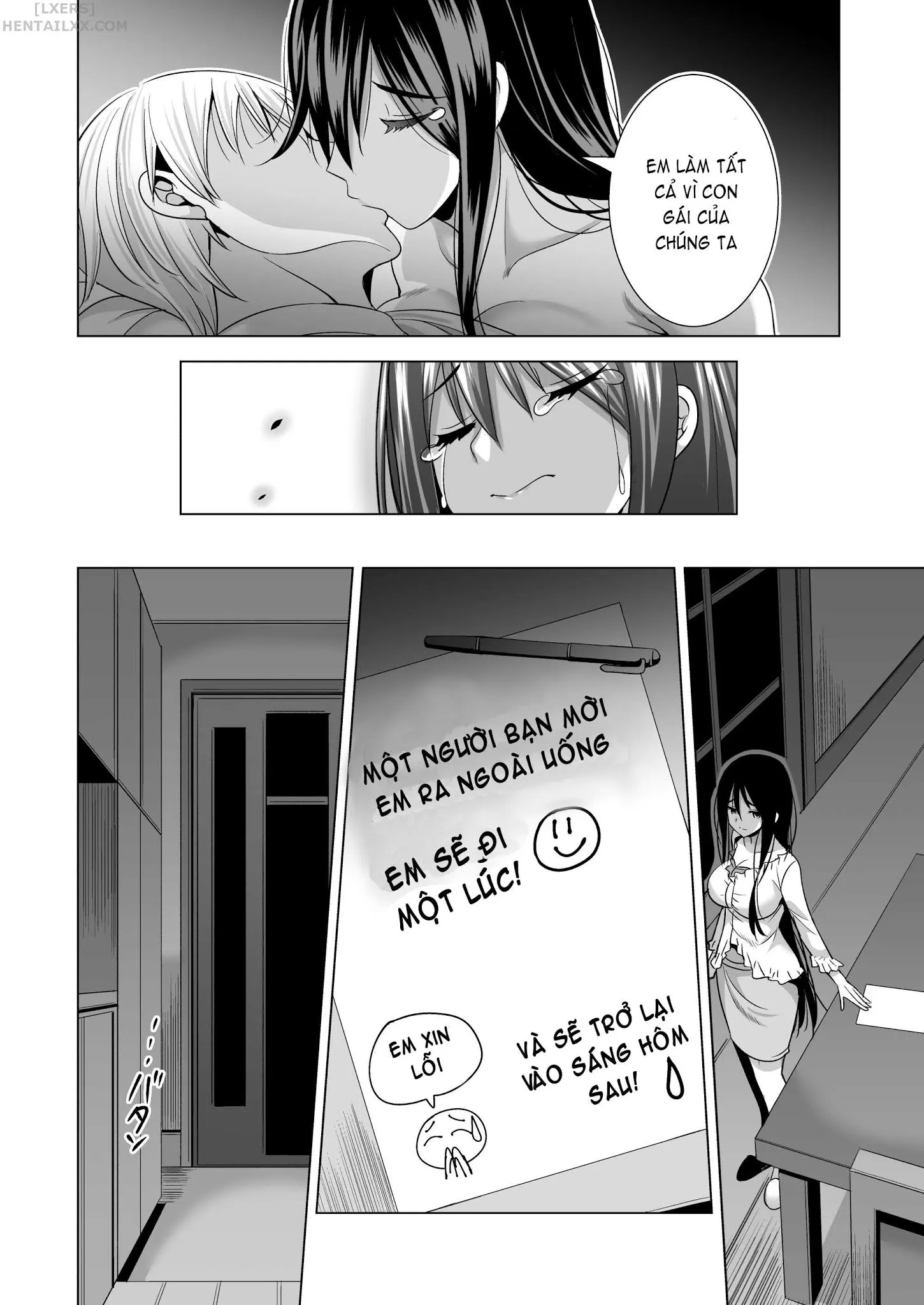 HentaiVN.net - Ảnh 26 - Tonight, I Will Service My Husbands Boss [Konya, Otto No Joushi Ni Dakare Ni Ikimasu...] - Oneshot