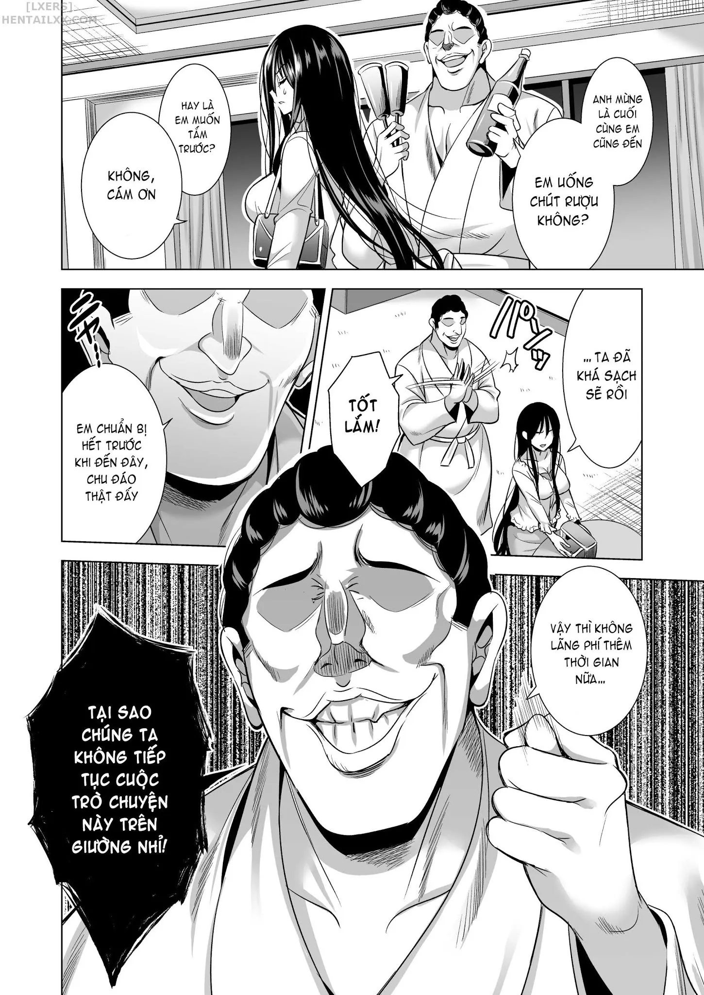 HentaiVN.net - Ảnh 28 - Tonight, I Will Service My Husbands Boss [Konya, Otto No Joushi Ni Dakare Ni Ikimasu...] - Oneshot