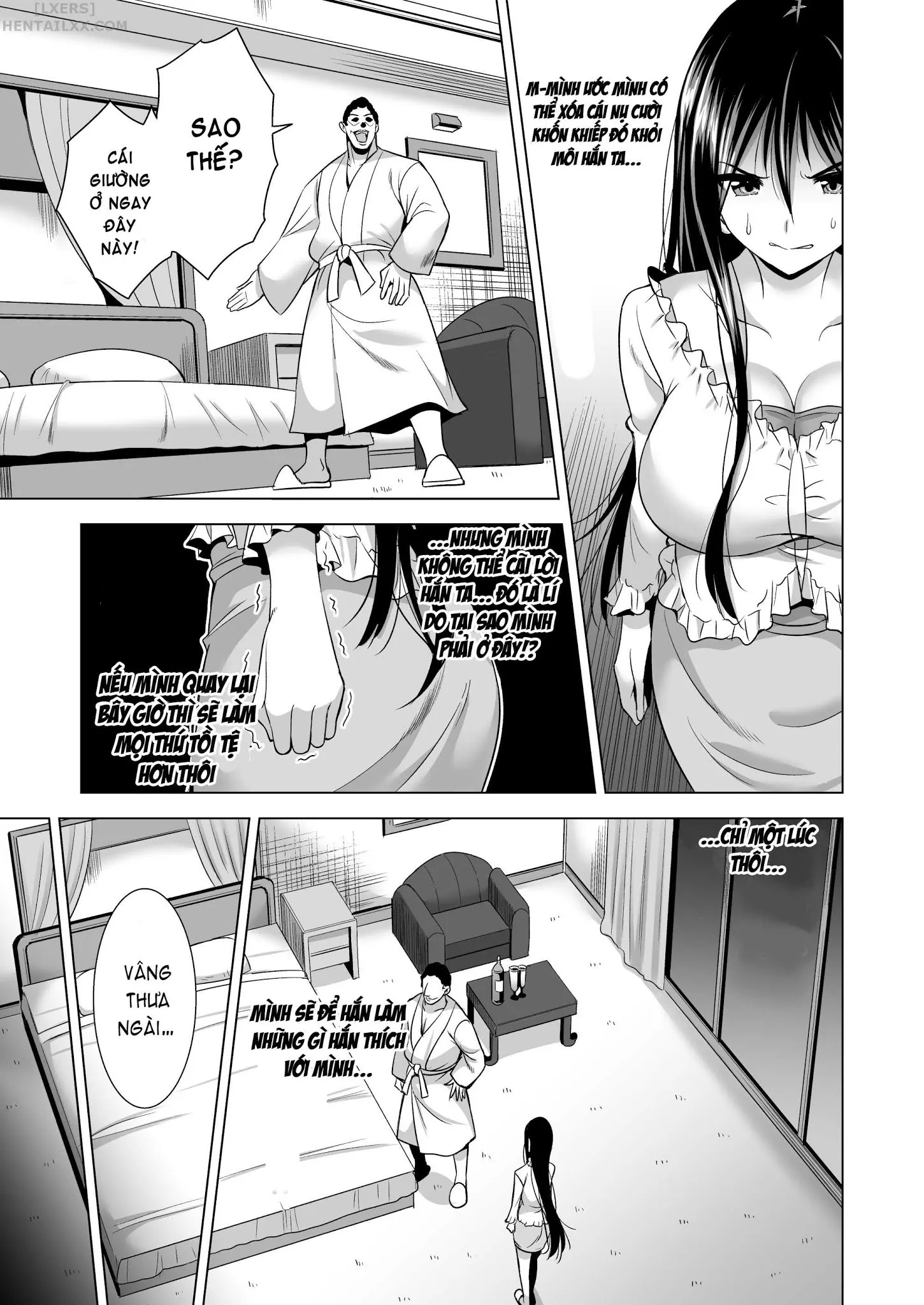 HentaiVN.net - Ảnh 29 - Tonight, I Will Service My Husbands Boss [Konya, Otto No Joushi Ni Dakare Ni Ikimasu...] - Oneshot