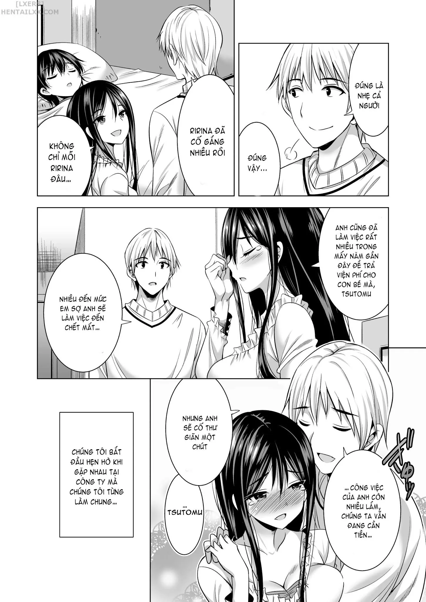 HentaiVN.net - Ảnh 6 - Tonight, I Will Service My Husbands Boss [Konya, Otto No Joushi Ni Dakare Ni Ikimasu...] - Oneshot