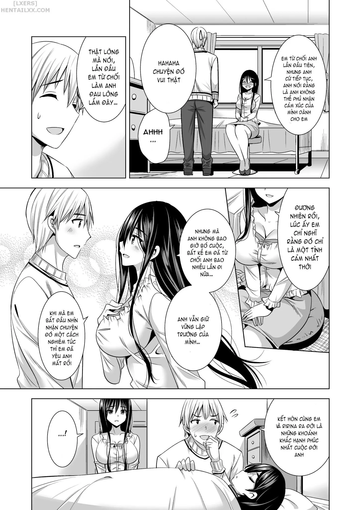 HentaiVN.net - Ảnh 9 - Tonight, I Will Service My Husbands Boss [Konya, Otto No Joushi Ni Dakare Ni Ikimasu...] - Oneshot