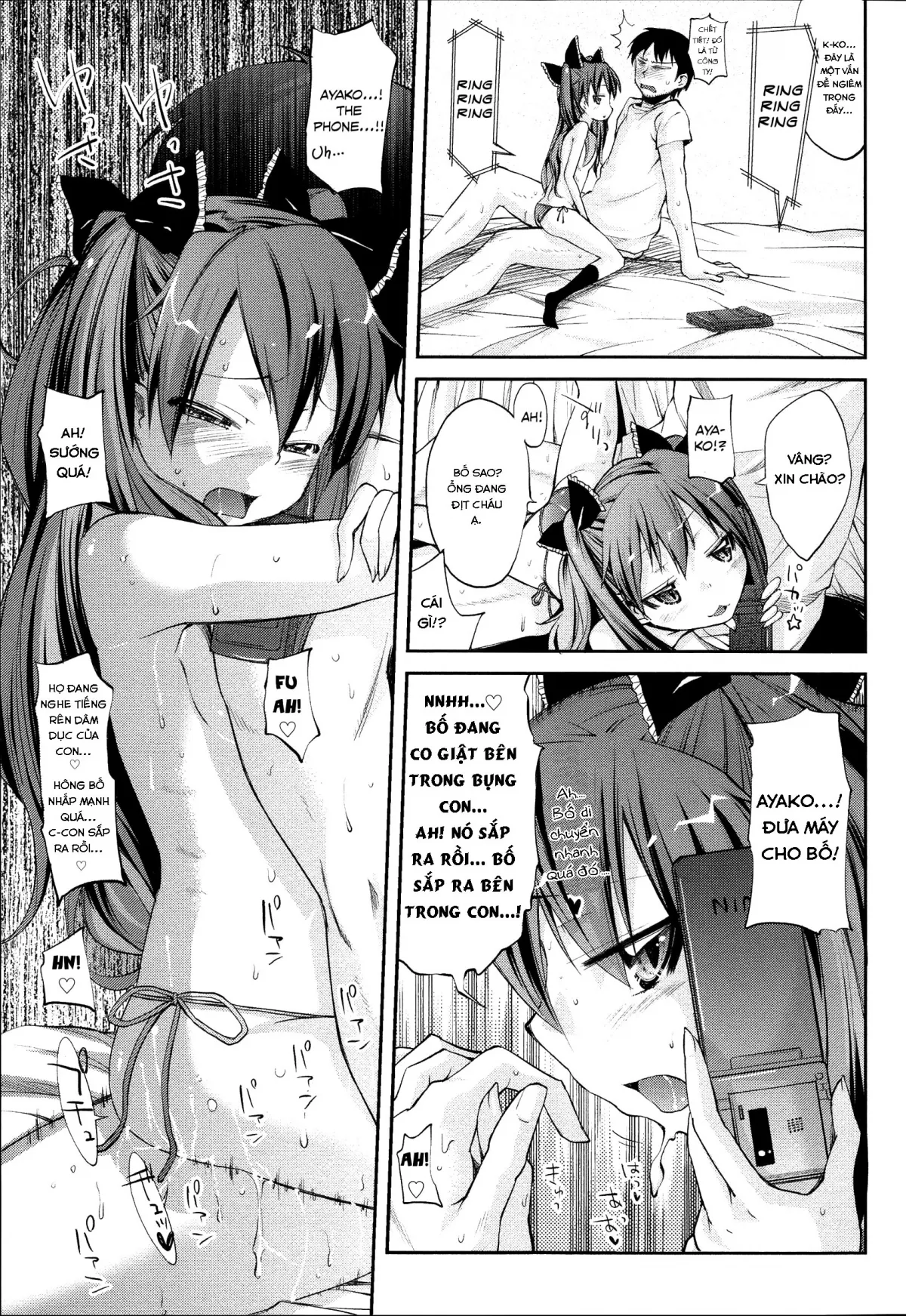 HentaiVN.net - Ảnh 5 - Hanairo Shoujo Flower-colored Girls - Phê điện thoại