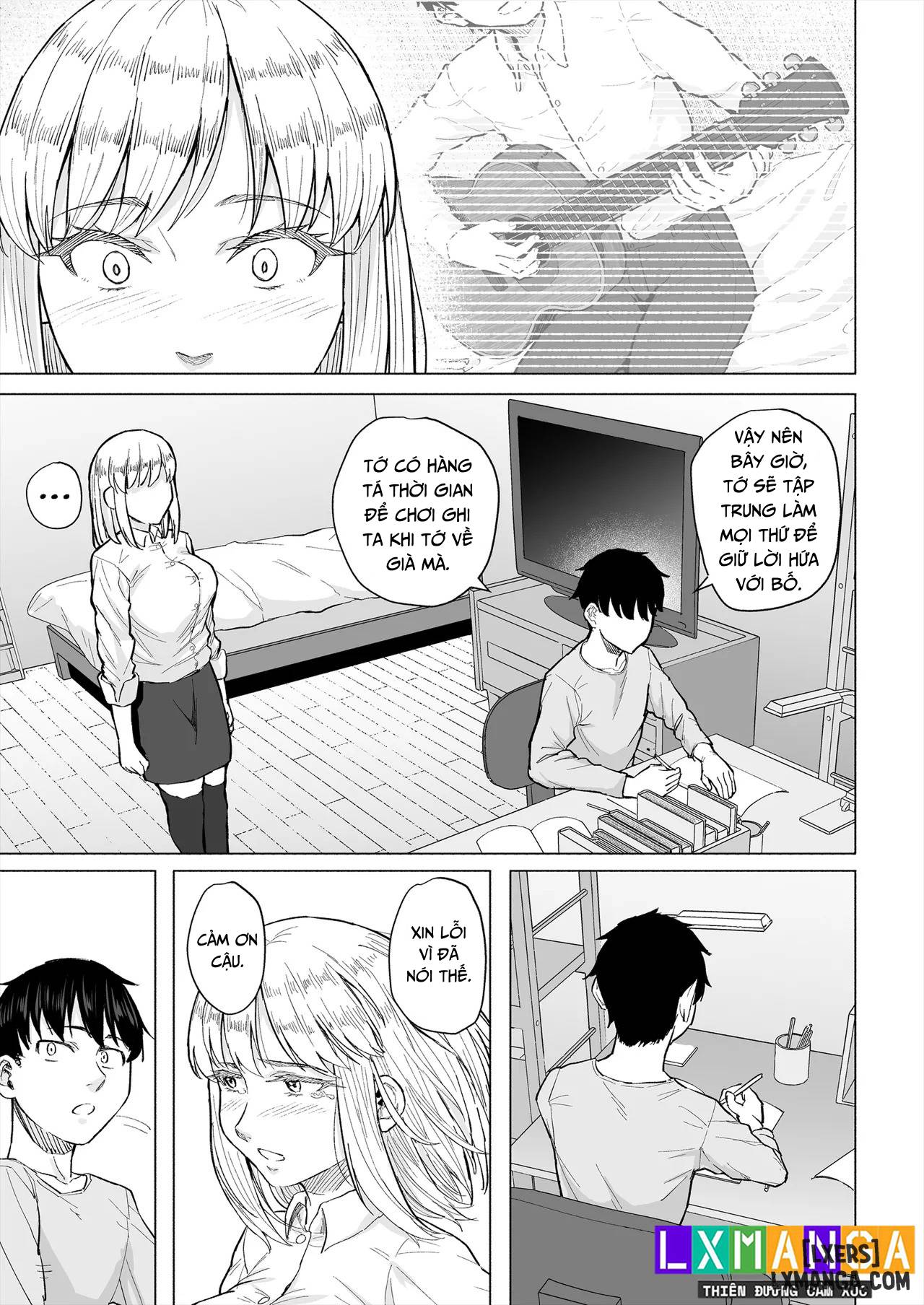 HentaiVN.net - Ảnh 22 - Osananajimi wa Shakkin no Kata toshite Oyaji ni Dakareru - Oneshot
