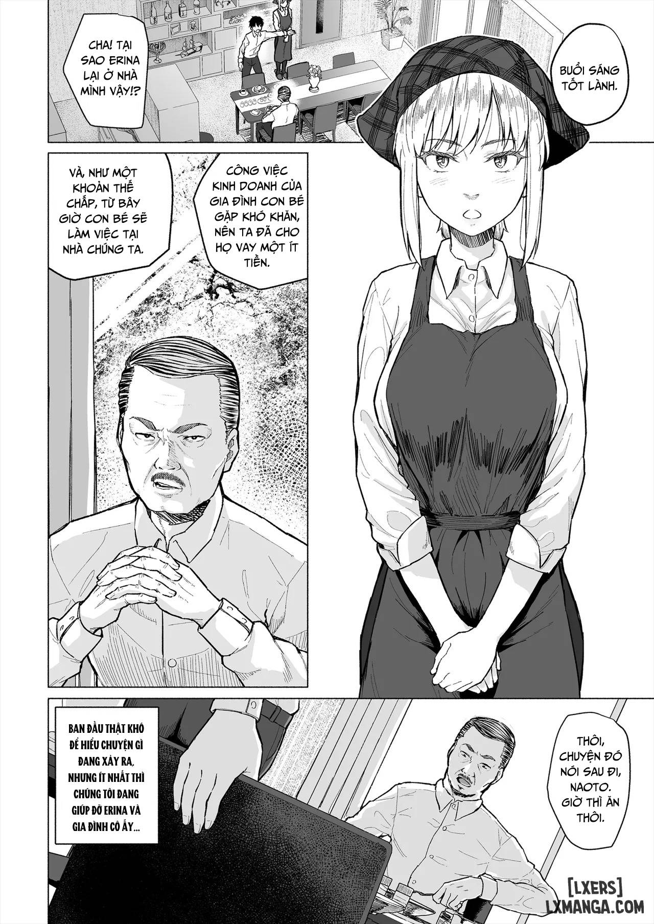 HentaiVN.net - Ảnh 5 - Osananajimi wa Shakkin no Kata toshite Oyaji ni Dakareru - Oneshot