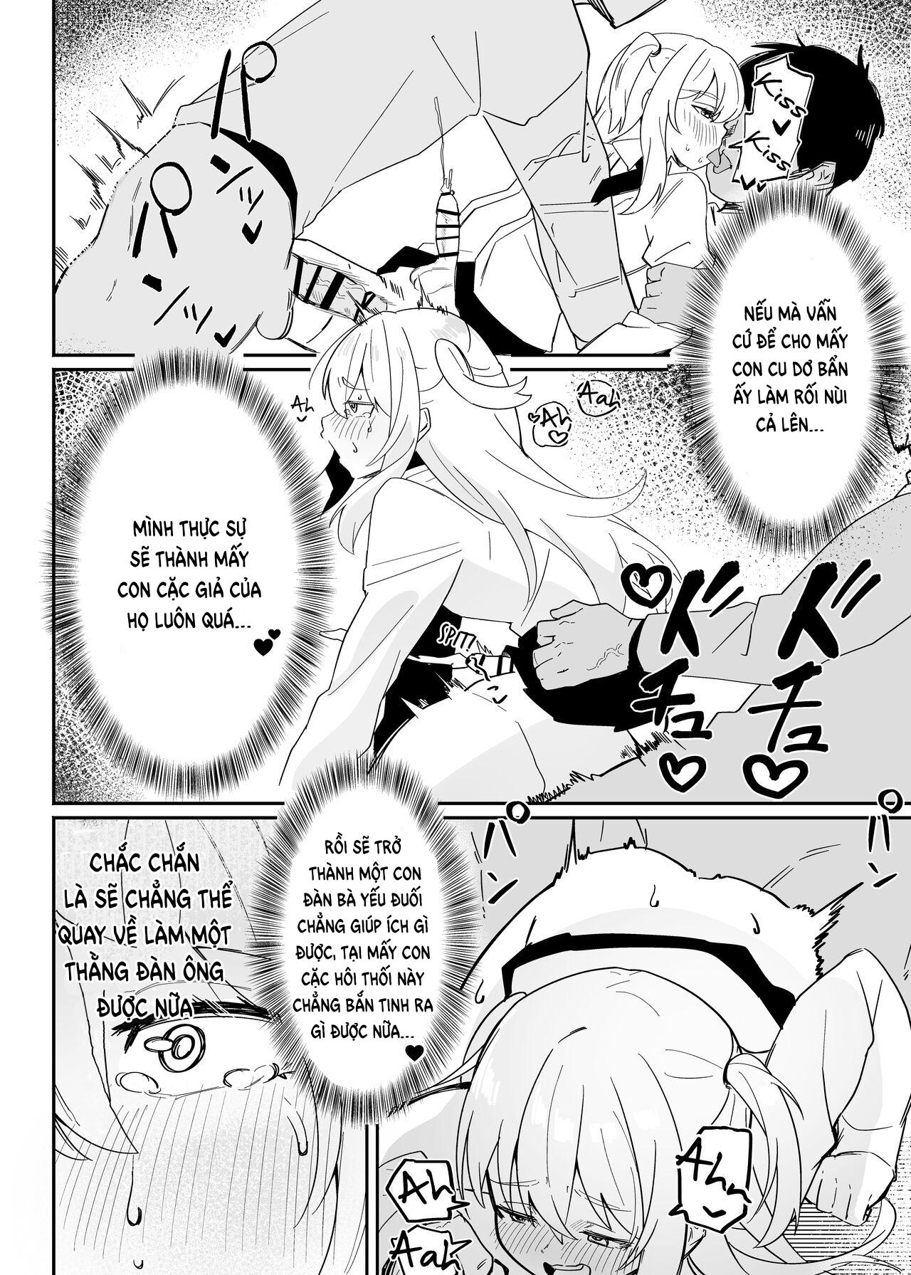 HentaiVN.net - Ảnh 38 - Từ thẳng thành cong - oneshot
