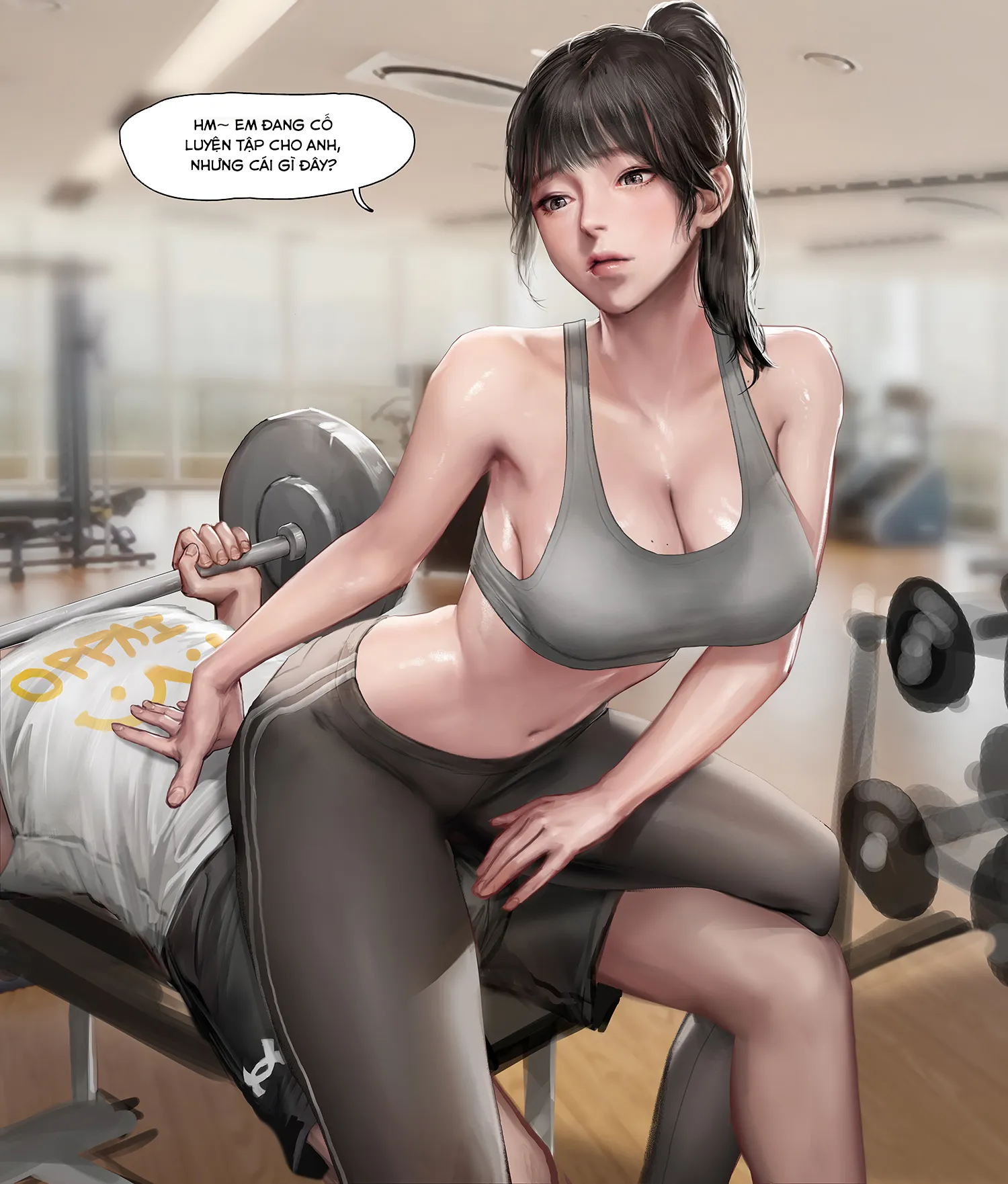 HentaiVN.net - Ảnh 7 - Fitness Women PT♥ - Chap 1: Mặc đồ (+Ảnh động)