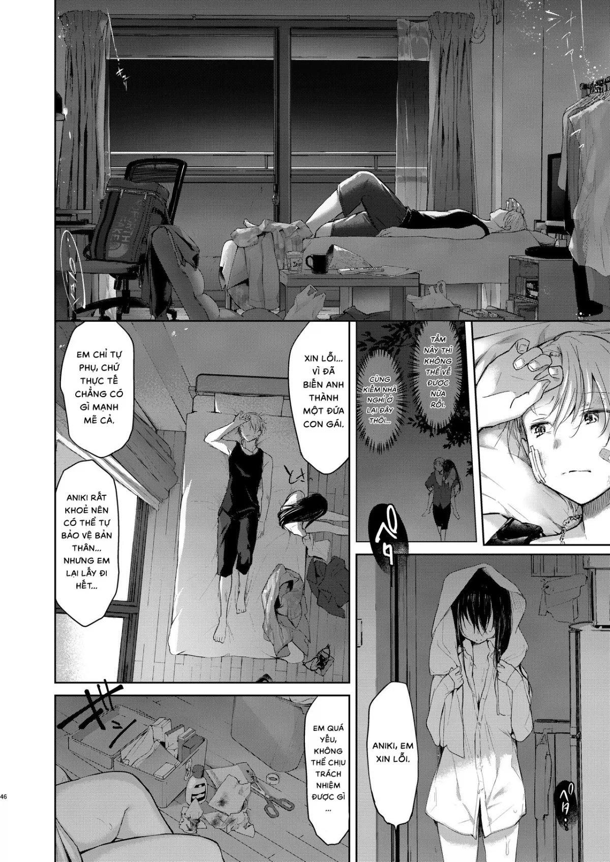 HentaiVN.net - Ảnh 7 - Yukata, Rape, Aniki và Người em gái [Yukata to Rape to Aniki to Ore to.; 浴衣とレイプとアニキと俺と。; Yukata To Rape To Aniki To Ore To. Yukata To Rape Hen] - Chap 2! (Sau cả năm chờ đợi).
