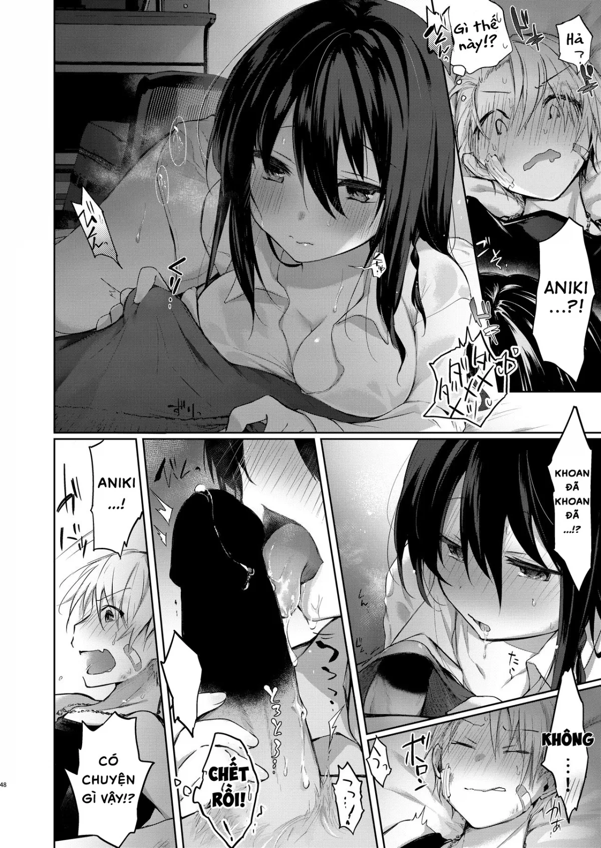 HentaiVN.net - Ảnh 9 - Yukata, Rape, Aniki và Người em gái [Yukata to Rape to Aniki to Ore to.; 浴衣とレイプとアニキと俺と。; Yukata To Rape To Aniki To Ore To. Yukata To Rape Hen] - Chap 2! (Sau cả năm chờ đợi).