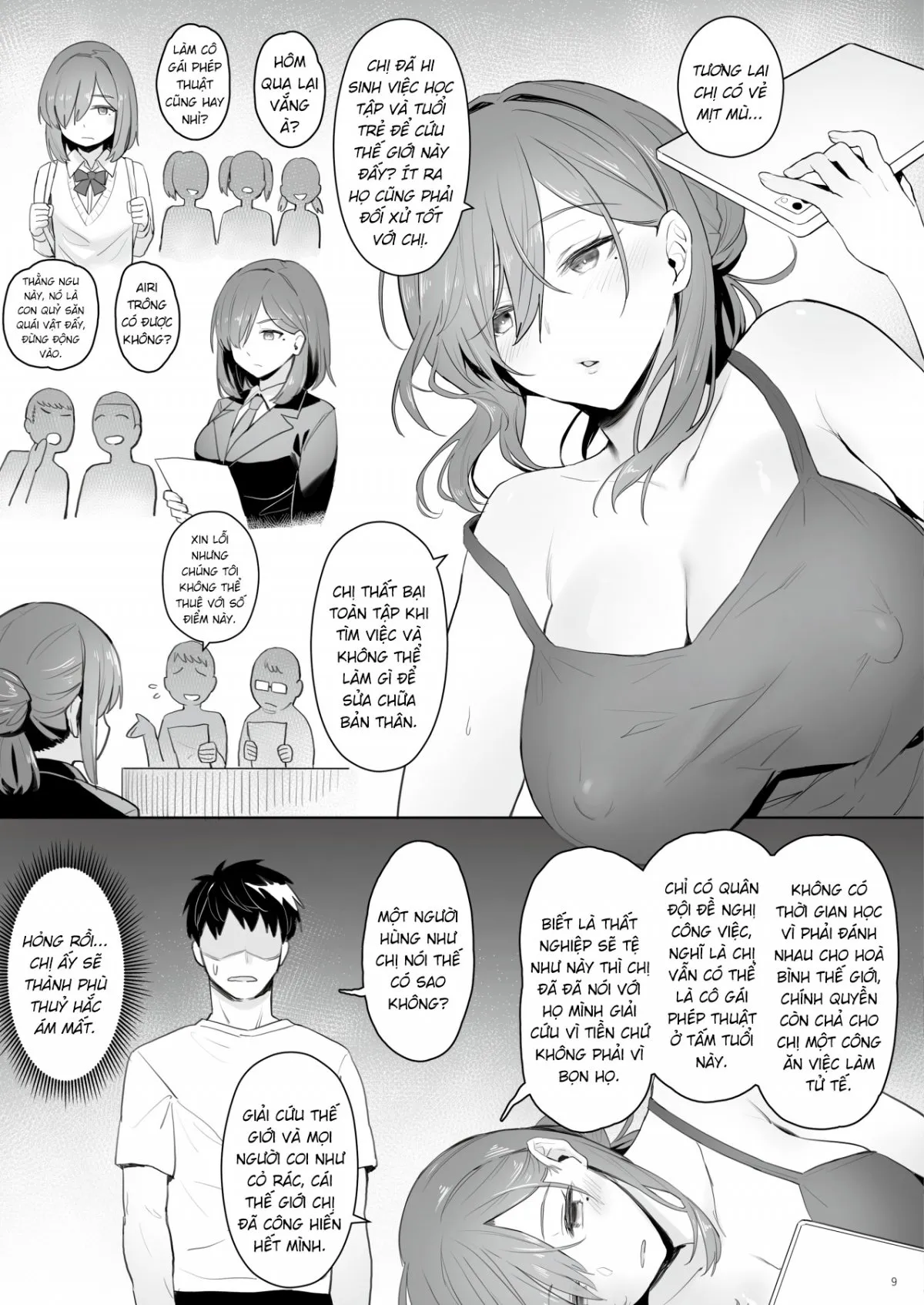 HentaiVN.net - Ảnh 12 - Cuộc sống NEET của một người hùng đã nghỉ hưu [Moto Mahou Shoujo no Hikikomori Seikatsu] - Thất nghiệp sinh nông nổi
