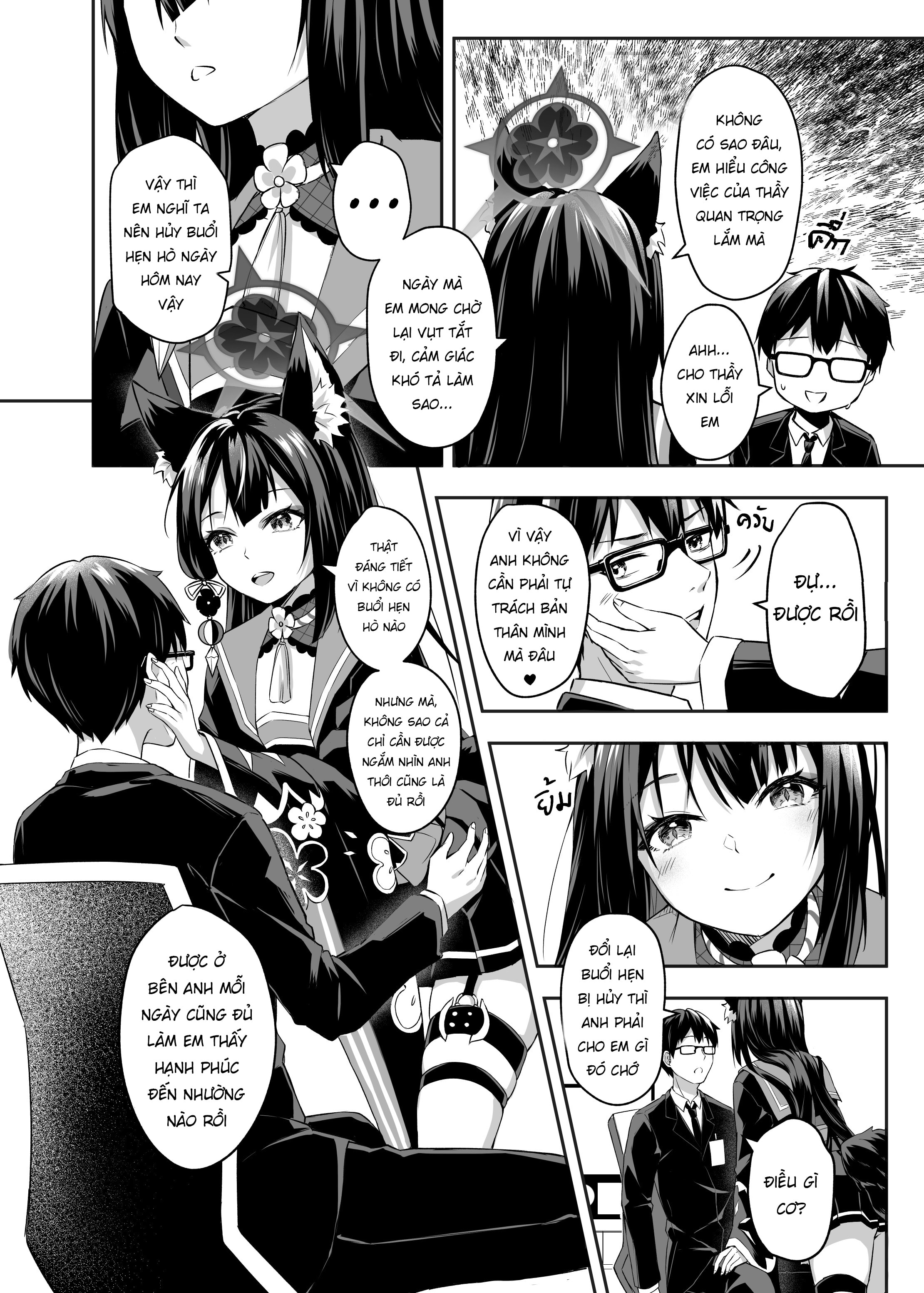 HentaiVN.net - Ảnh 5 - Ngập Tràn Tình Yêu Cũng Với Bé Cáo - Chap 2
