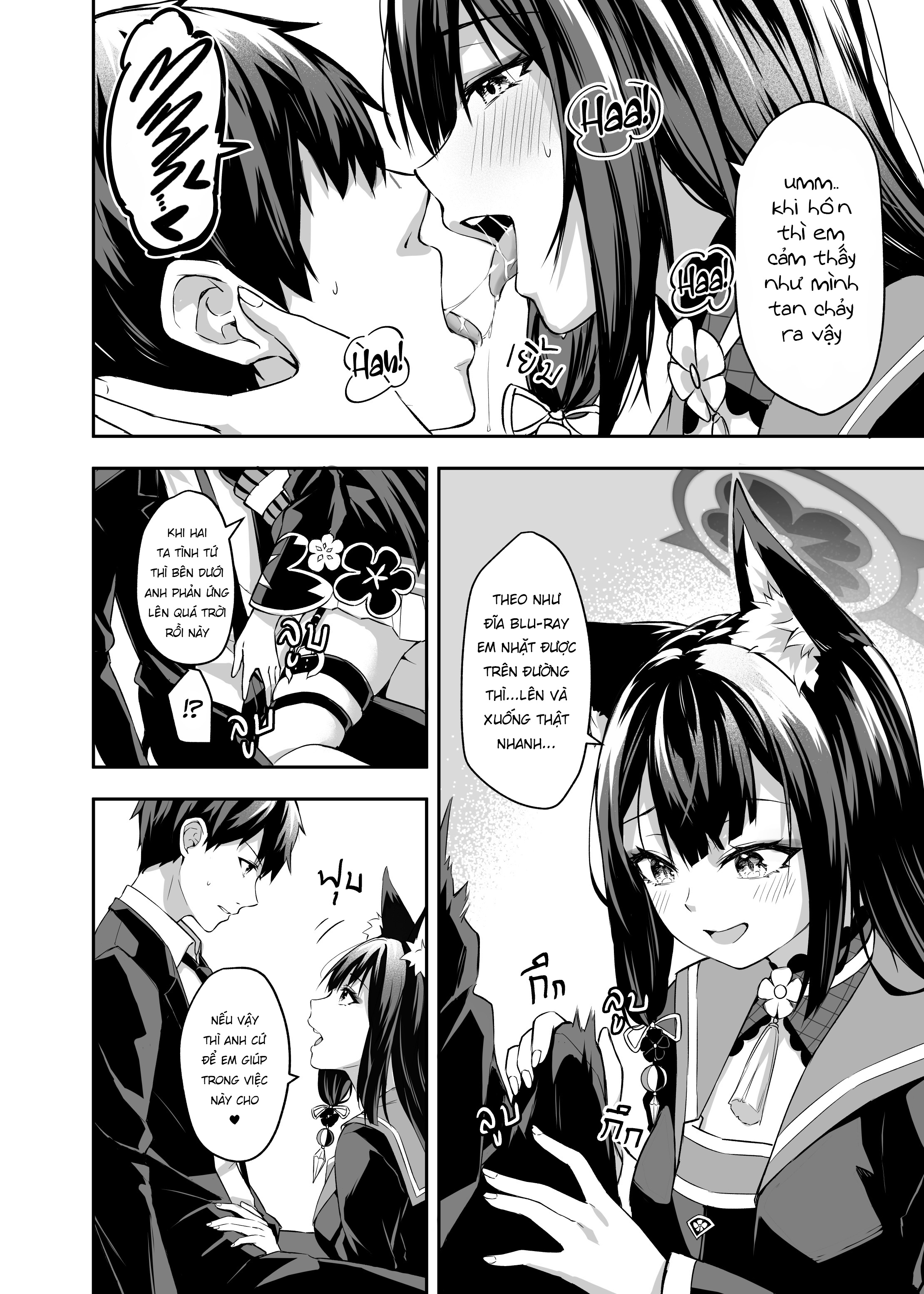HentaiVN.net - Ảnh 9 - Ngập Tràn Tình Yêu Cũng Với Bé Cáo - Chap 2