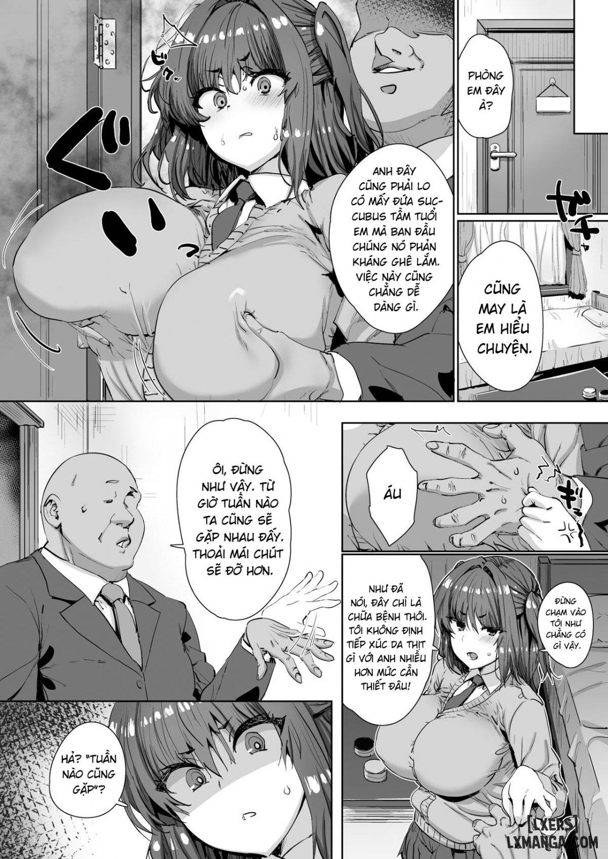 HentaiVN.net - Ảnh 9 - Onnanoko ga Aru Hi Totsuzen Succubus ni Natte Shimau Sekai no Hanashi - Oneshot