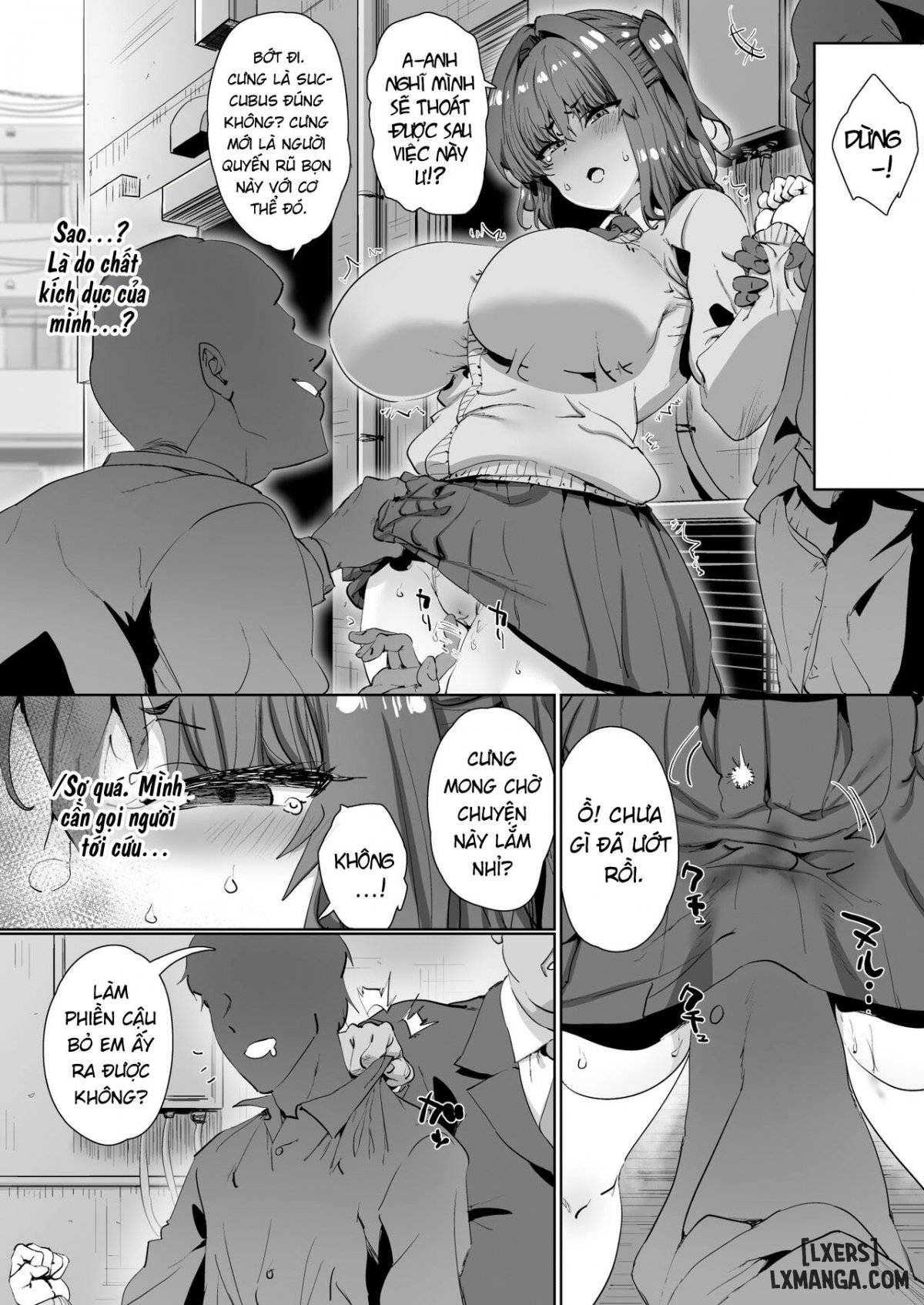 HentaiVN.net - Ảnh 27 - Onnanoko ga Aru Hi Totsuzen Succubus ni Natte Shimau Sekai no Hanashi - Oneshot