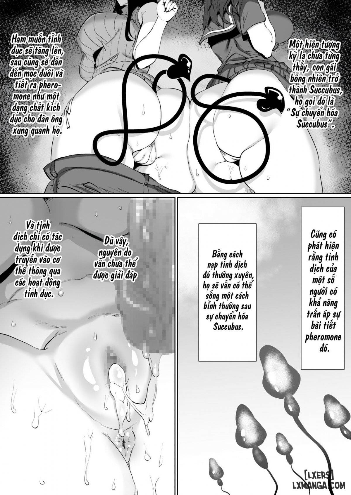 HentaiVN.net - Ảnh 5 - Onnanoko ga Aru Hi Totsuzen Succubus ni Natte Shimau Sekai no Hanashi - Oneshot