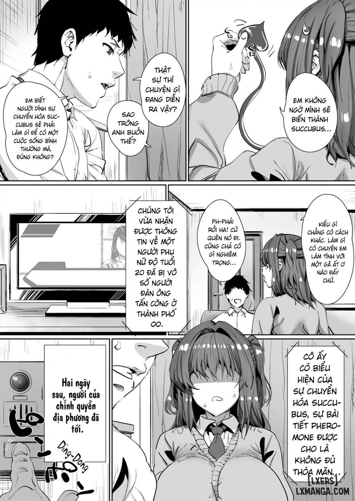 HentaiVN.net - Ảnh 6 - Onnanoko ga Aru Hi Totsuzen Succubus ni Natte Shimau Sekai no Hanashi - Oneshot
