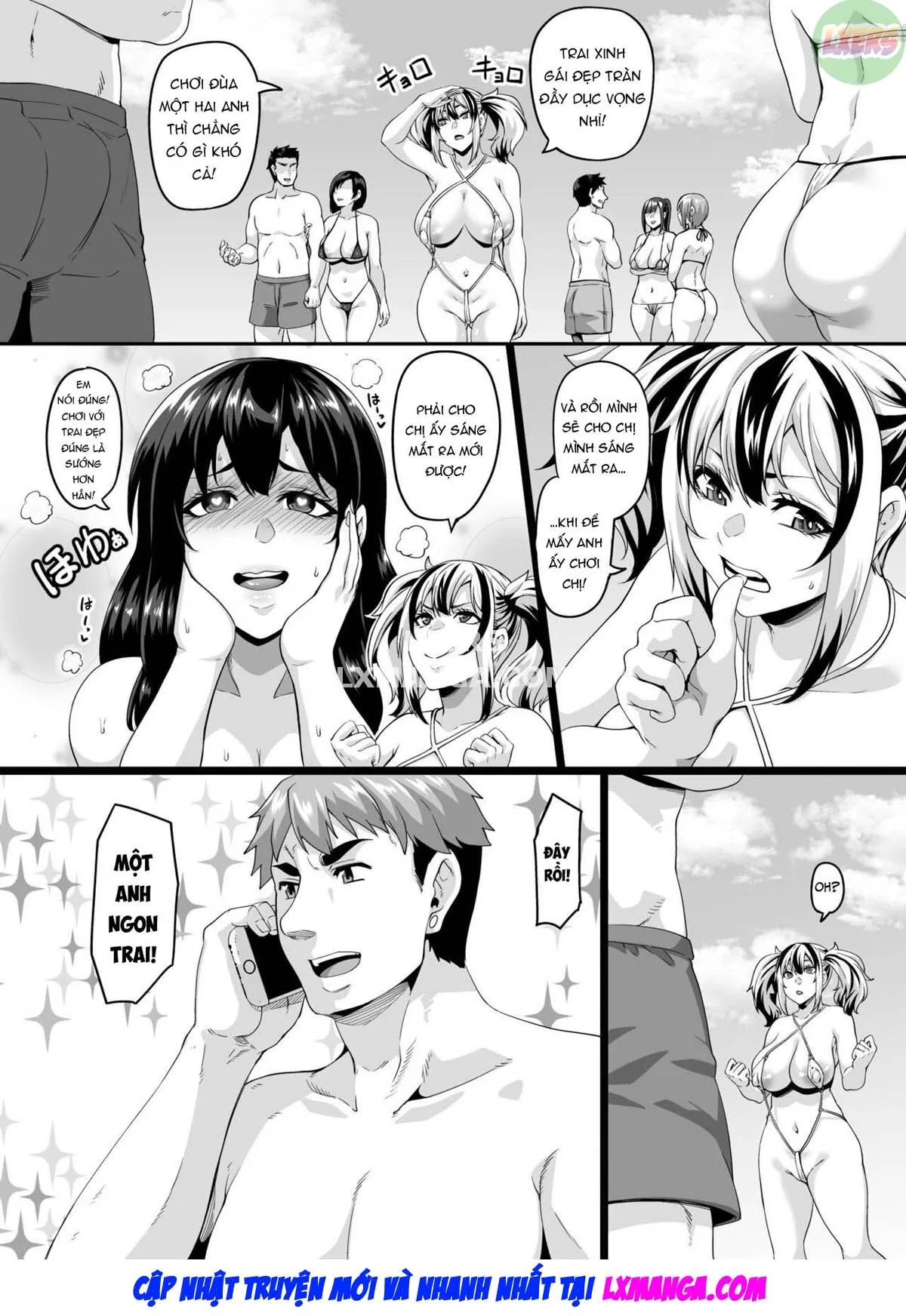 HentaiVN.net - Ảnh 7 - Kazoku Ryokou Wa Yarimoku Beach De Sex Zanmai - Chap 2 ~Imouto-chan Hen~