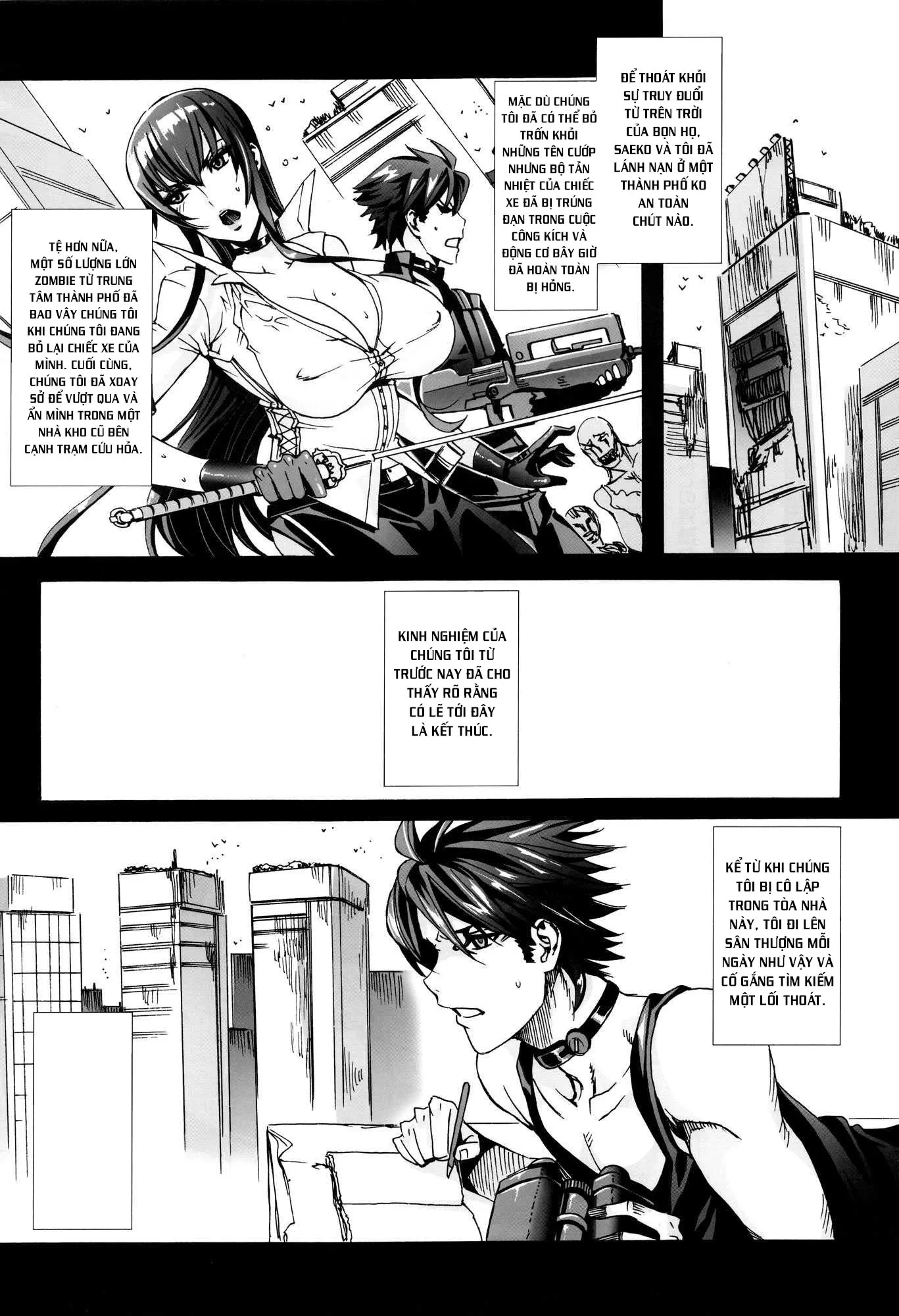 HentaiVN.net - Ảnh 6 - Kiss Of The Dead (Highschool of The Dead) - Chap 2