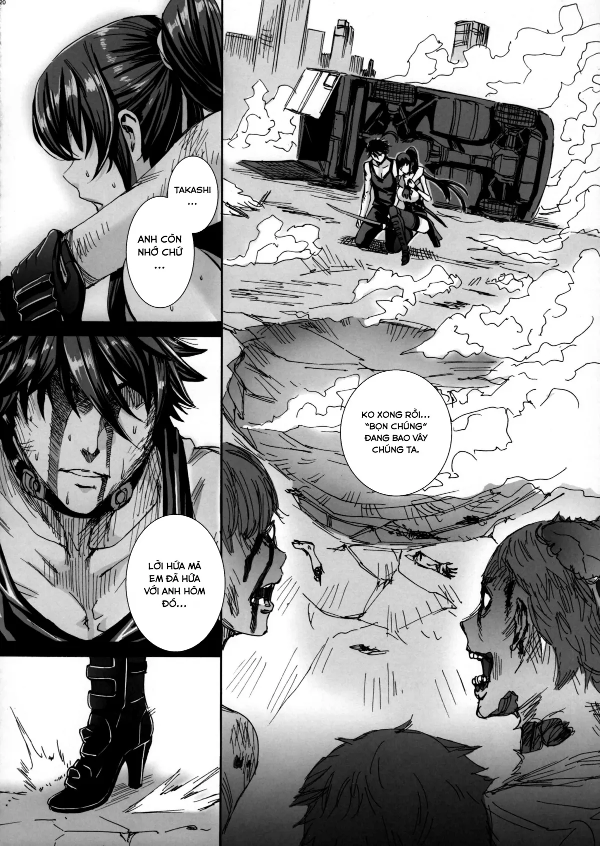 HentaiVN.net - Ảnh 16 - Kiss Of The Dead (Highschool of The Dead) - Chap 3