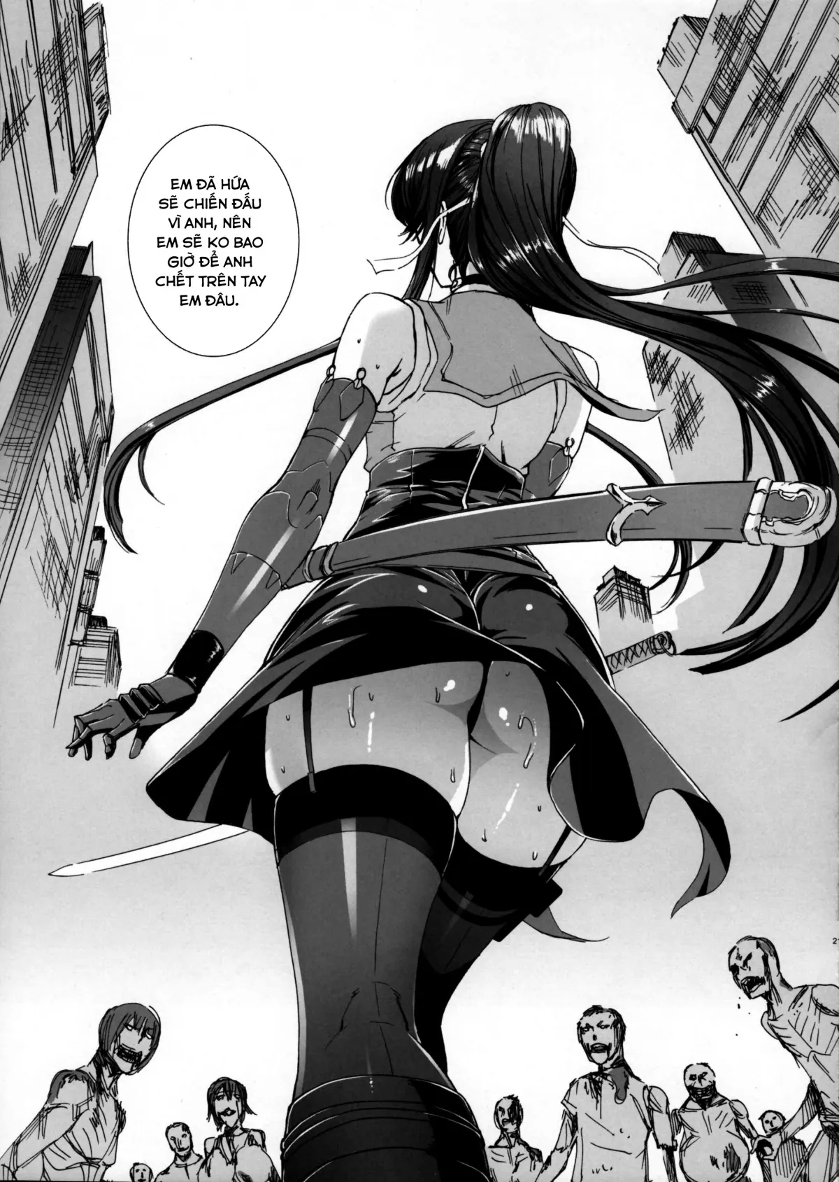 HentaiVN.net - Ảnh 17 - Kiss Of The Dead (Highschool of The Dead) - Chap 3
