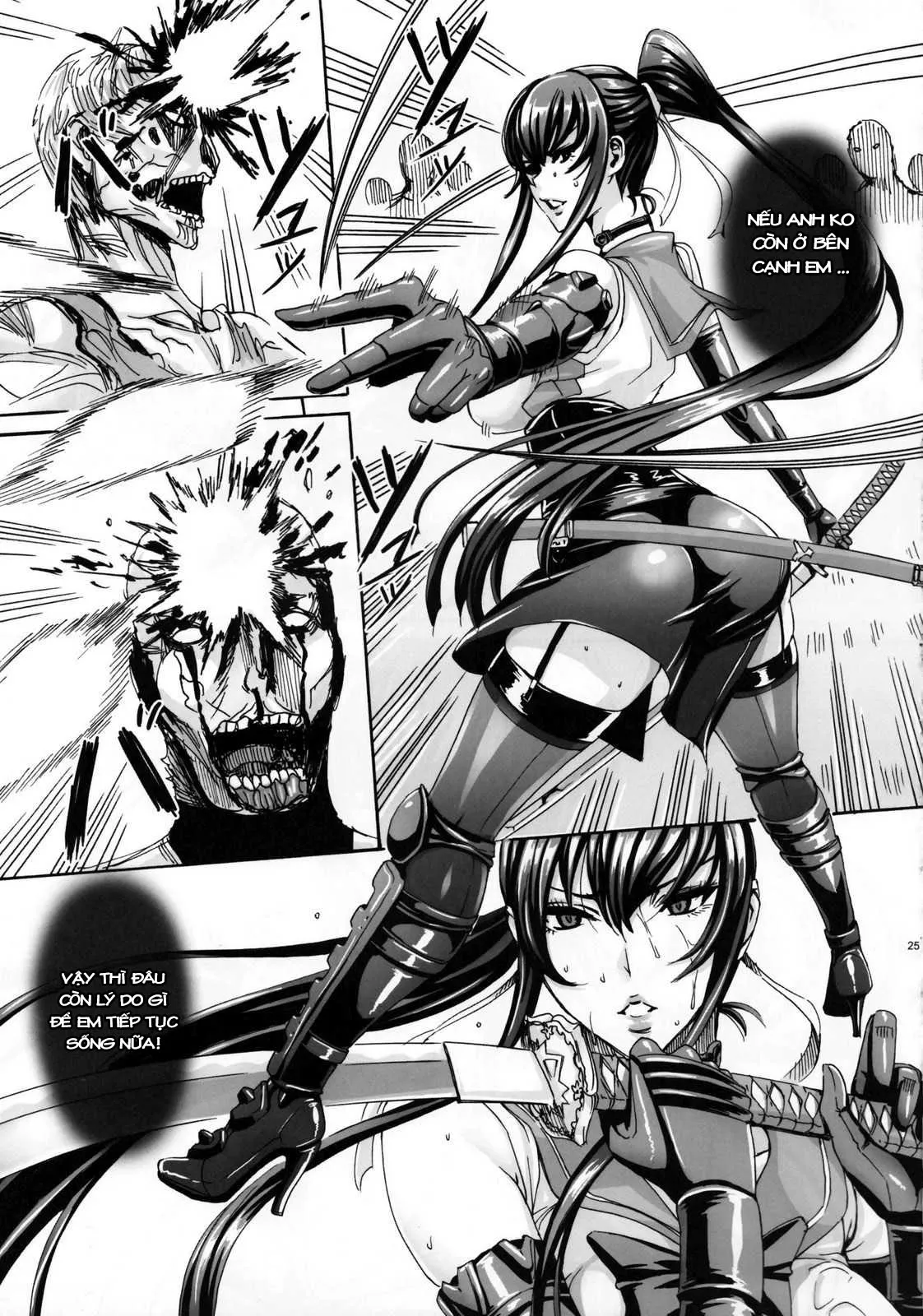HentaiVN.net - Ảnh 23 - Kiss Of The Dead (Highschool of The Dead) - Chap 4