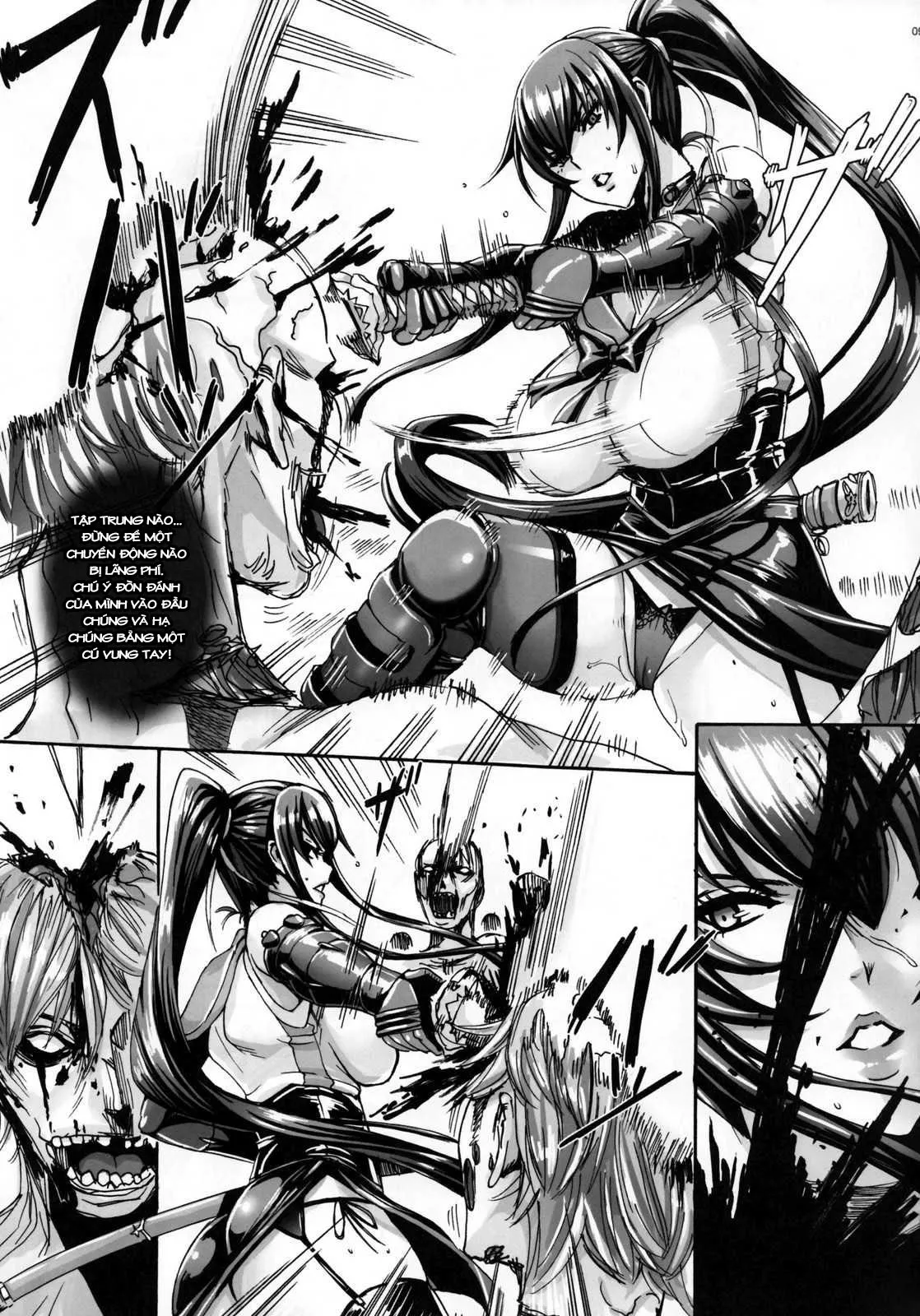 HentaiVN.net - Ảnh 7 - Kiss Of The Dead (Highschool of The Dead) - Chap 4