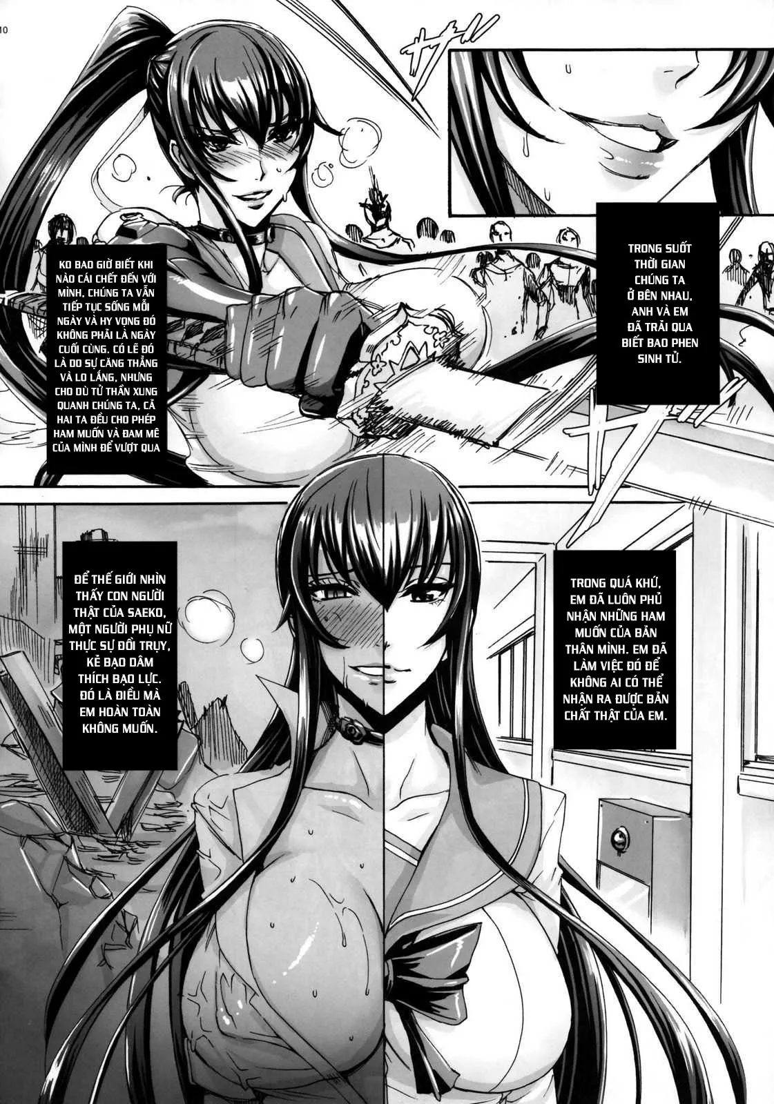 HentaiVN.net - Ảnh 8 - Kiss Of The Dead (Highschool of The Dead) - Chap 4