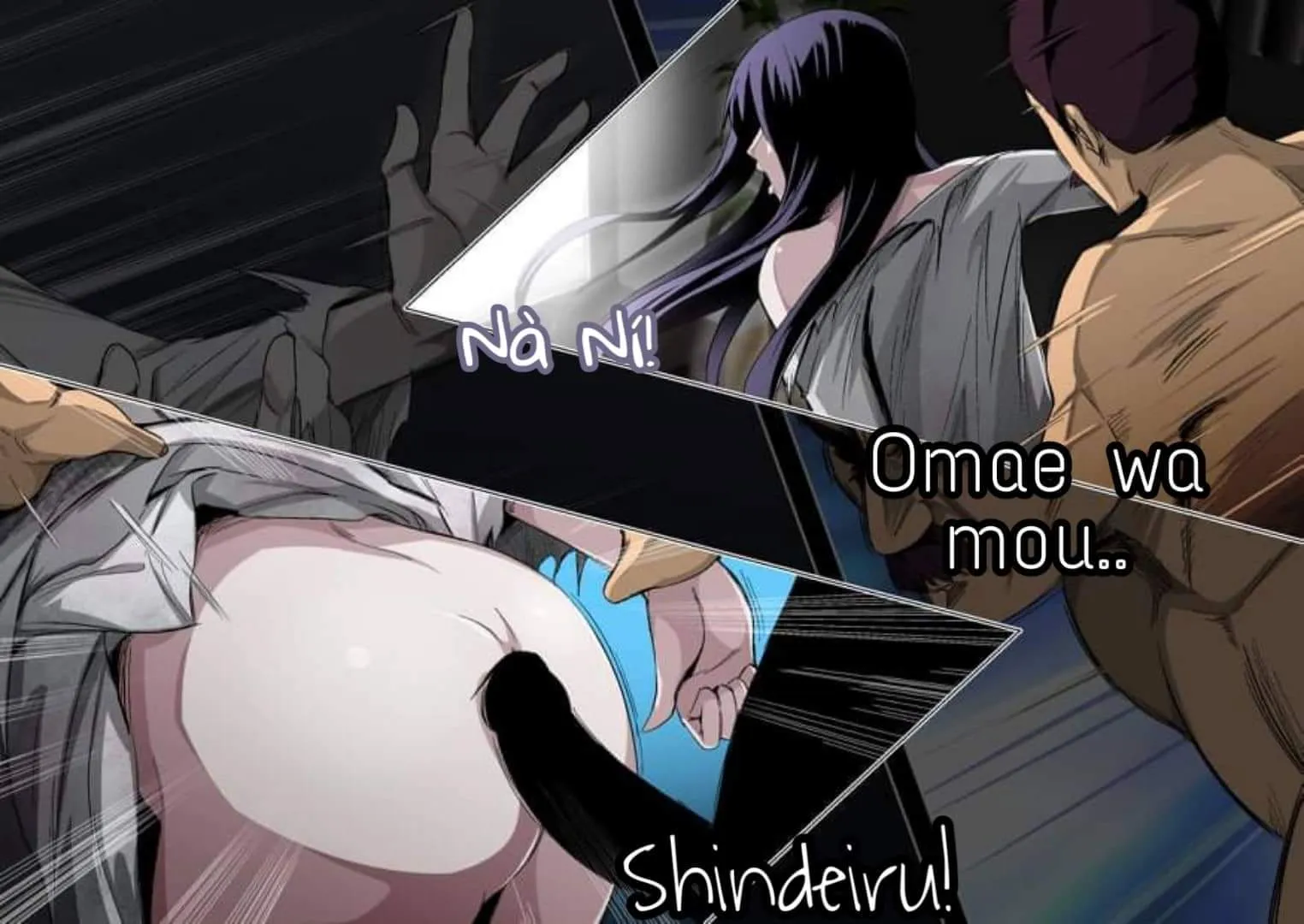 HentaiVN.net - Ảnh 10 - Truyện ma siêu kinh dị [Em ma dễ thương và Kuro lão cụ; noroi no video VS tanetsuke ojisan; 呪いのビデオvs種付けおじさん] - Oneshot