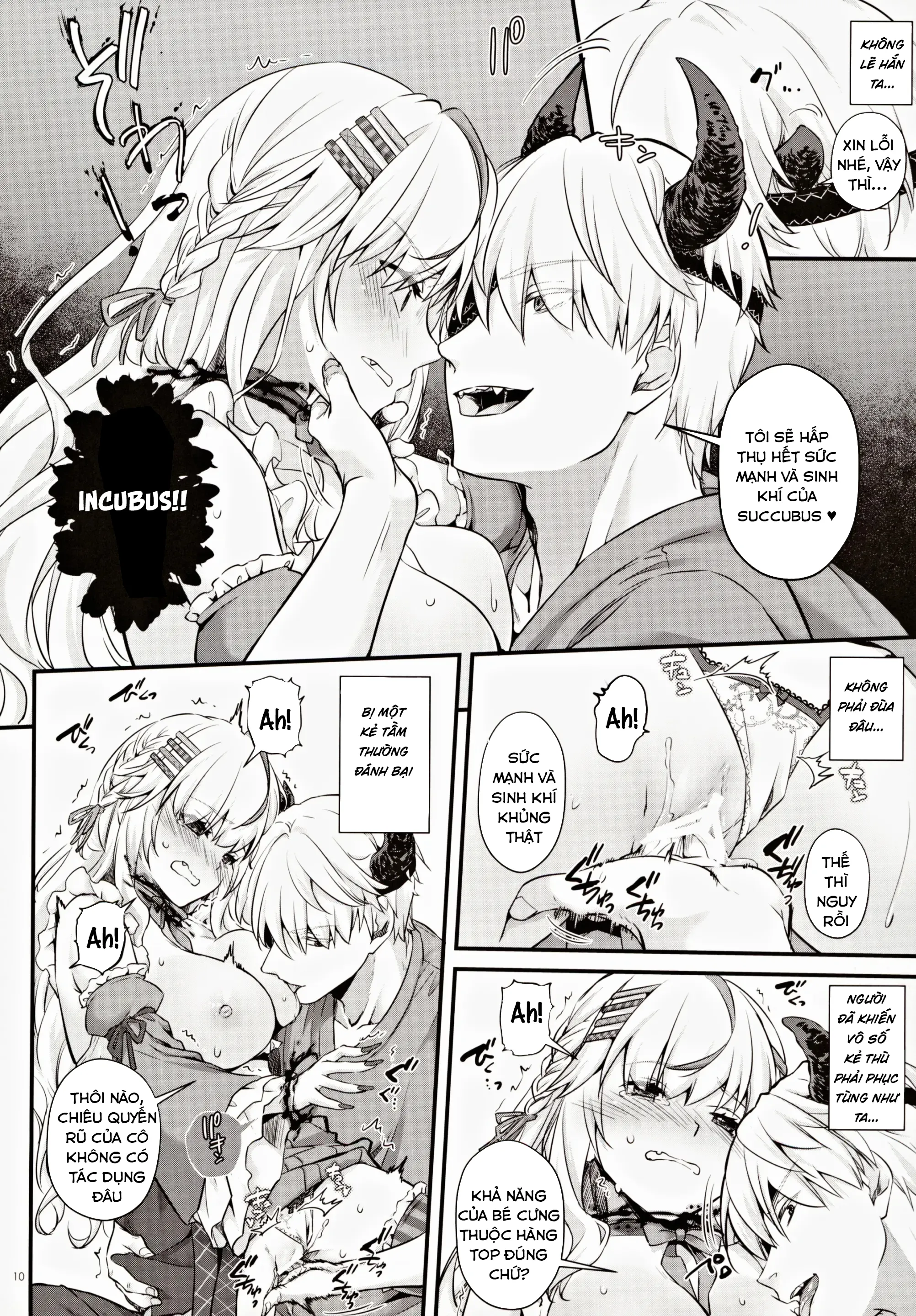 HentaiVN.net - Ảnh 11 - Cô nàng Succubus không thể thắng - Chapter 1