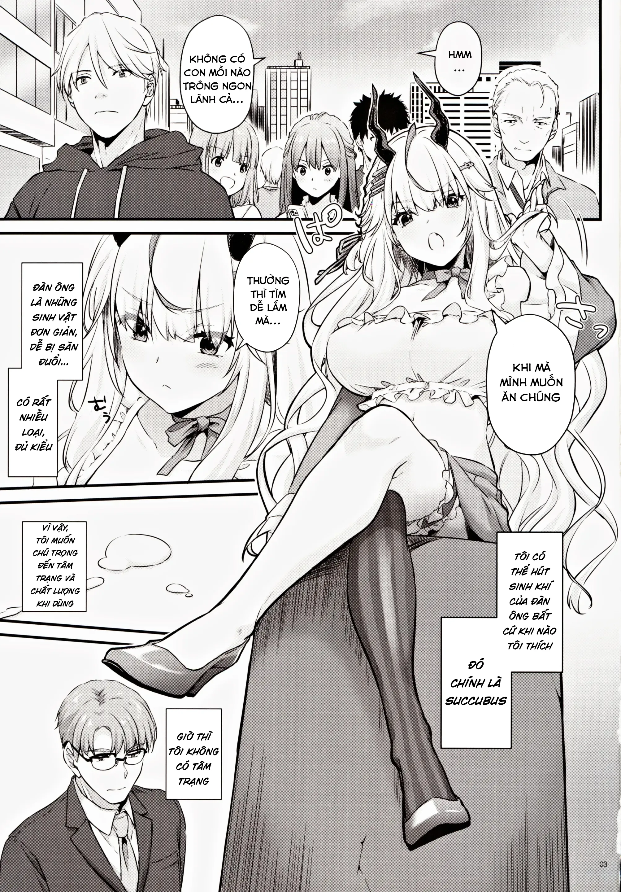 HentaiVN.net - Ảnh 5 - Cô nàng Succubus không thể thắng - Chapter 1