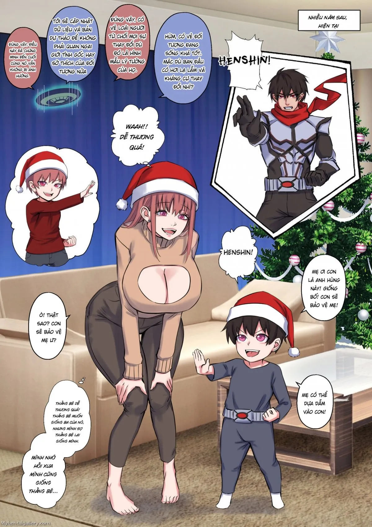 HentaiVN.net - Ảnh 21 - điều ước đêm giáng sinh - Chap 2