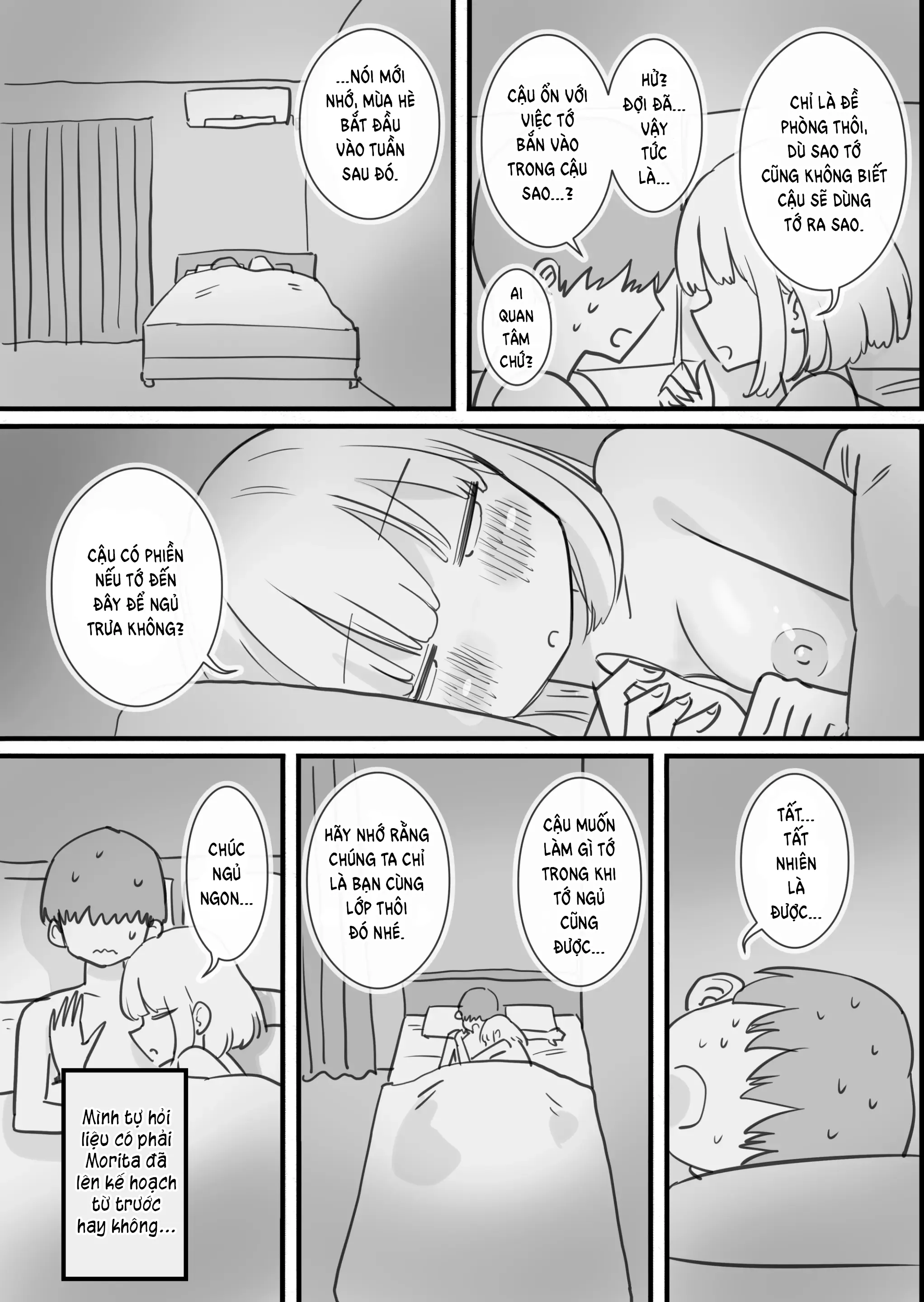 HentaiVN.net - Ảnh 36 - Neteru Aida Karada o Jiyuu ni Tsukawasetekureru Classmate no Morita-san - Oneshot