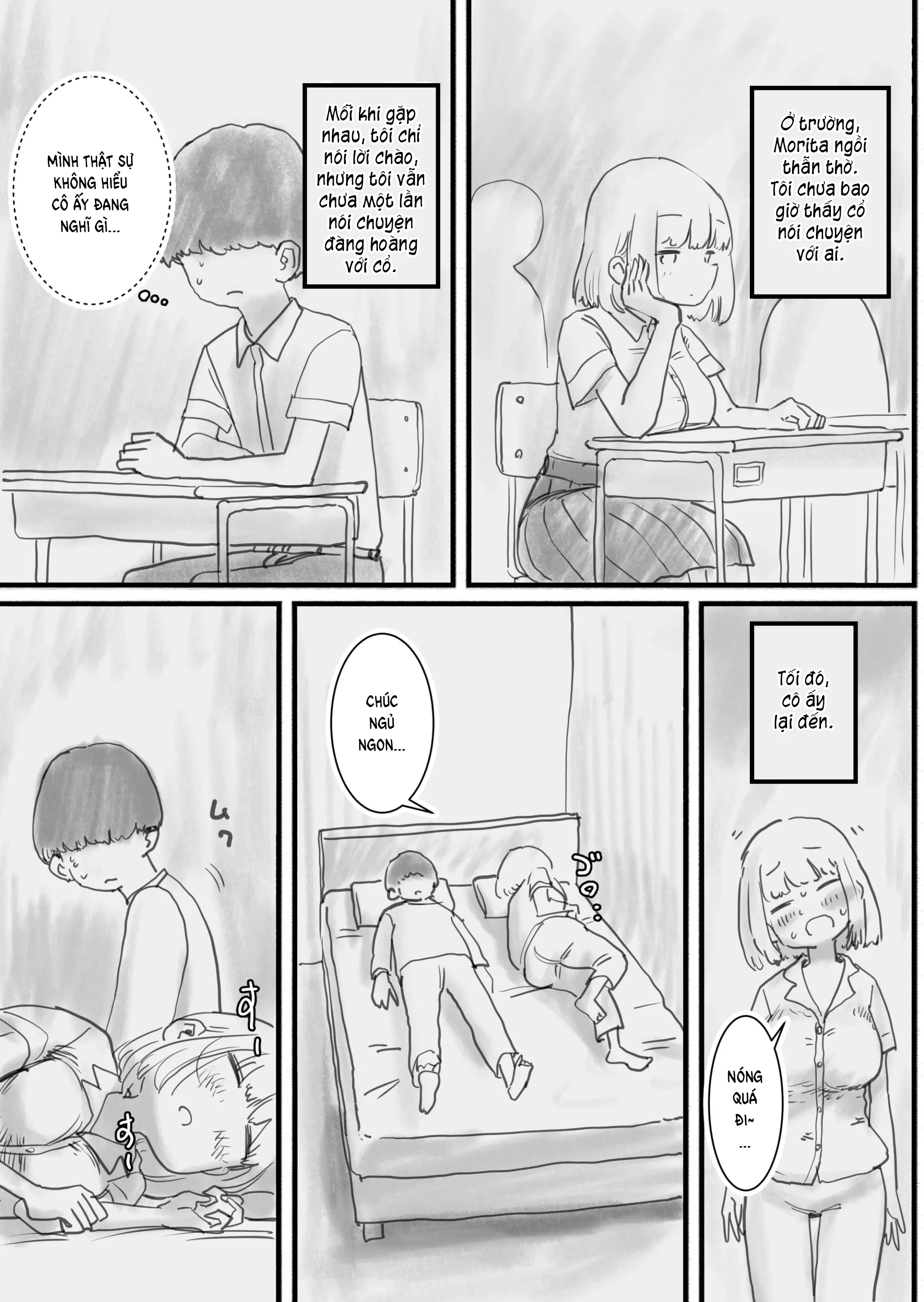 HentaiVN.net - Ảnh 9 - Neteru Aida Karada o Jiyuu ni Tsukawasetekureru Classmate no Morita-san - Oneshot