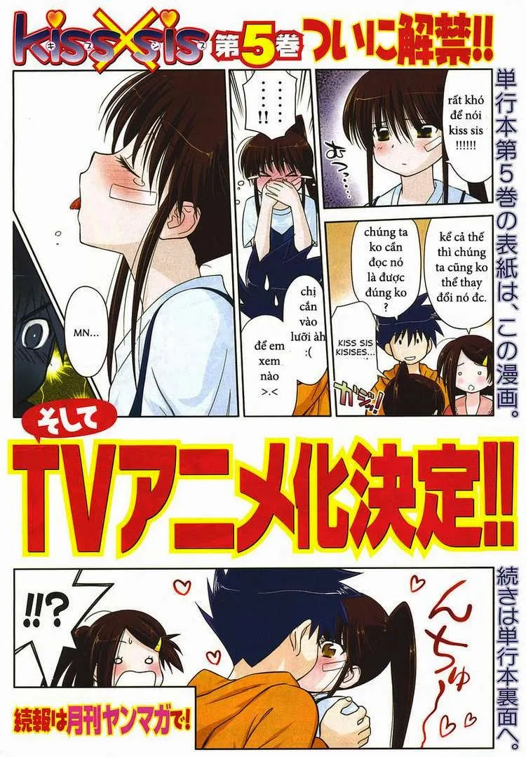 HentaiVN.net - Ảnh 13 - Kiss X Sis [きすしす; 亲吻姐姐; KissxSis; Kiss×sis] - Chap 31