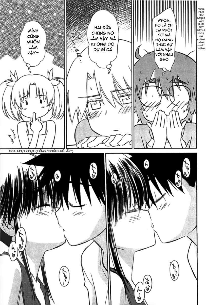 HentaiVN.net - Ảnh 9 - Kiss X Sis [きすしす; 亲吻姐姐; KissxSis; Kiss×sis] - Chap 48