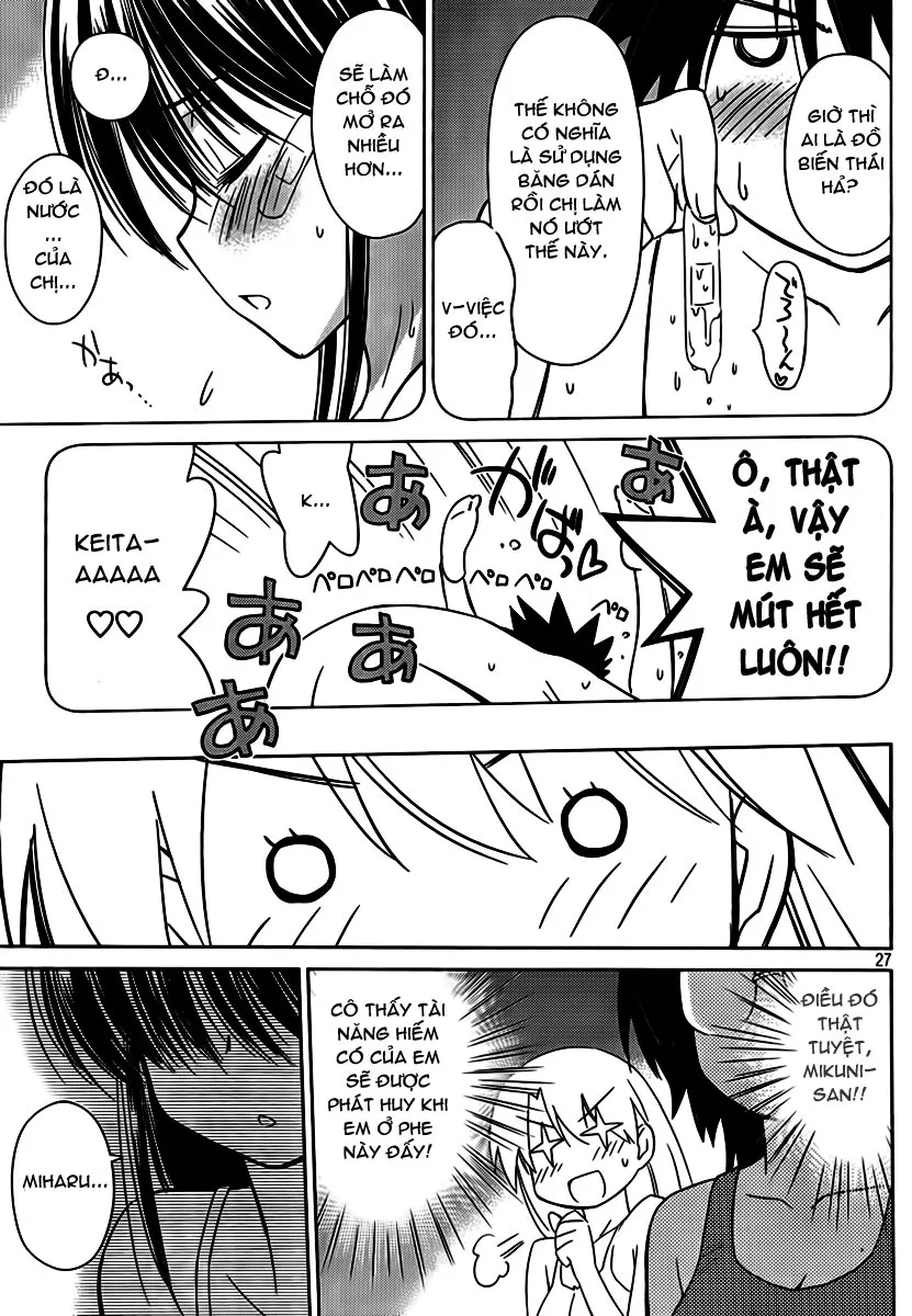 HentaiVN.net - Ảnh 26 - Kiss X Sis [きすしす; 亲吻姐姐; KissxSis; Kiss×sis] - Chap 50