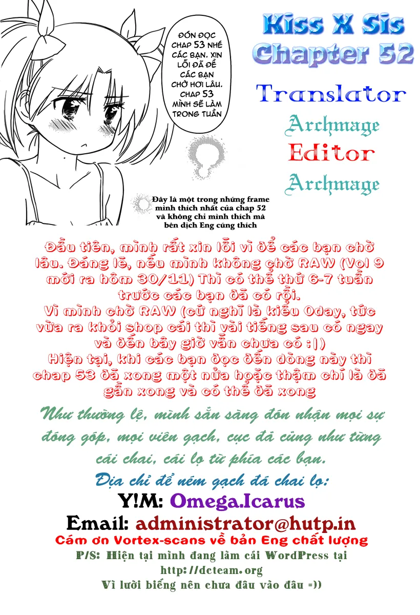 HentaiVN.net - Ảnh 26 - Kiss X Sis [きすしす; 亲吻姐姐; KissxSis; Kiss×sis] - Chap 52