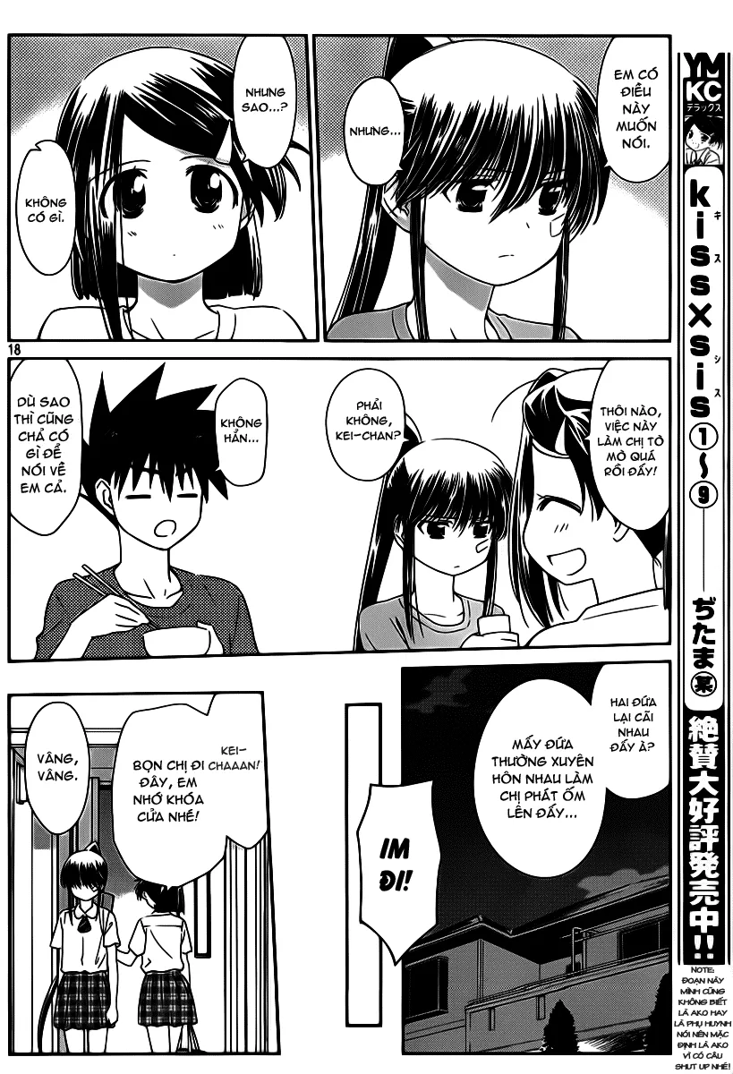 HentaiVN.net - Ảnh 18 - Kiss X Sis [きすしす; 亲吻姐姐; KissxSis; Kiss×sis] - Chap 57