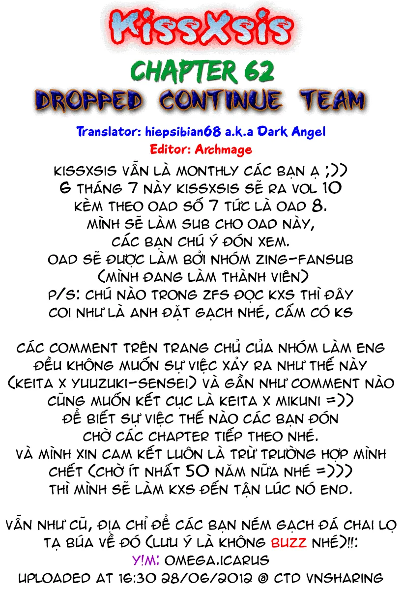 HentaiVN.net - Ảnh 30 - Kiss X Sis [きすしす; 亲吻姐姐; KissxSis; Kiss×sis] - Chap 62