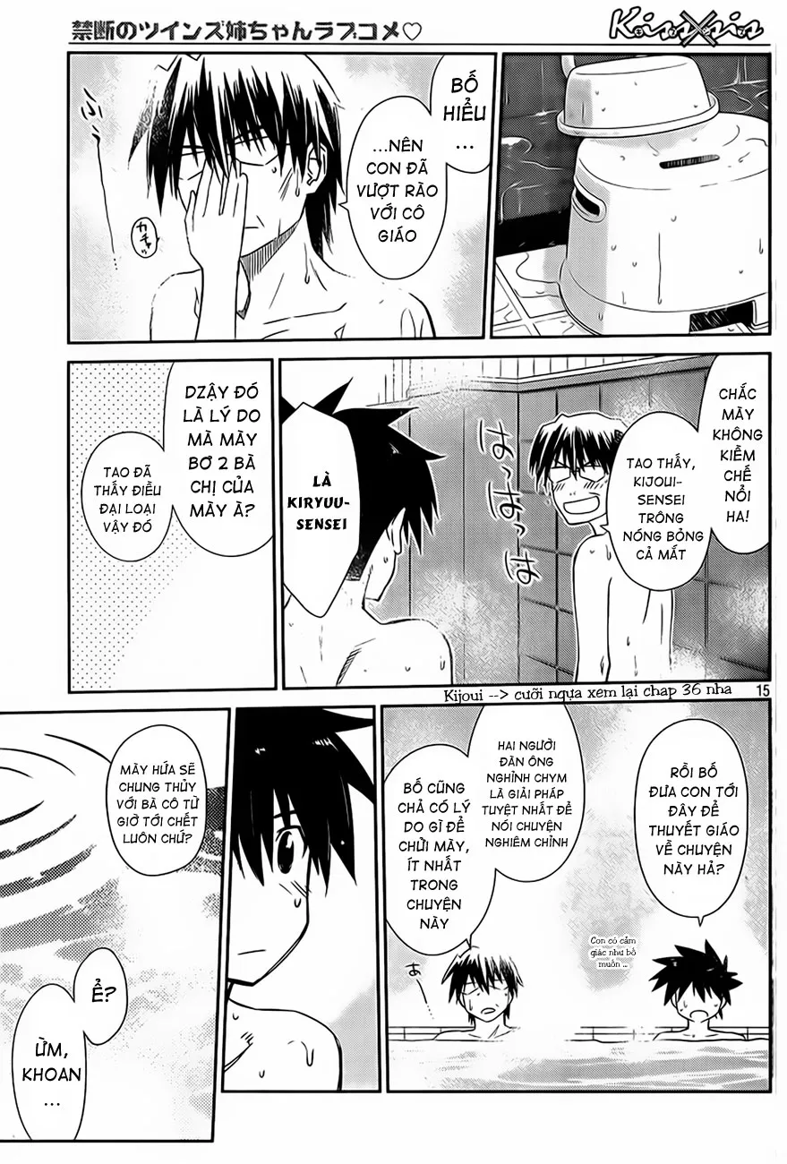 HentaiVN.net - Ảnh 16 - Kiss X Sis [きすしす; 亲吻姐姐; KissxSis; Kiss×sis] - Chap 64