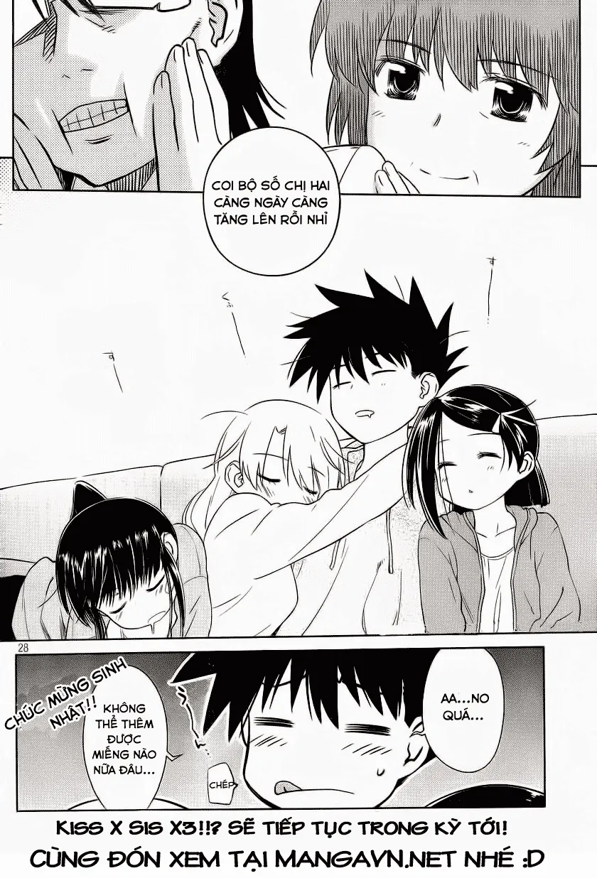 HentaiVN.net - Ảnh 27 - Kiss X Sis [きすしす; 亲吻姐姐; KissxSis; Kiss×sis] - Chap 85