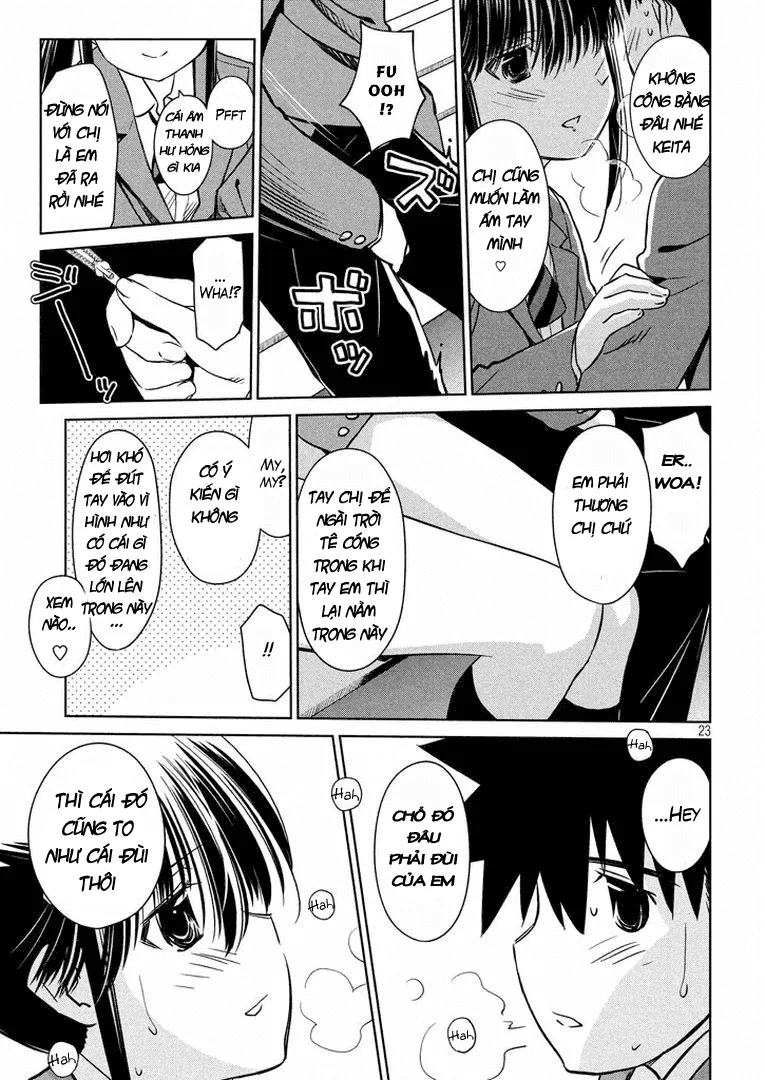 HentaiVN.net - Ảnh 24 - Kiss X Sis [きすしす; 亲吻姐姐; KissxSis; Kiss×sis] - Chap 93