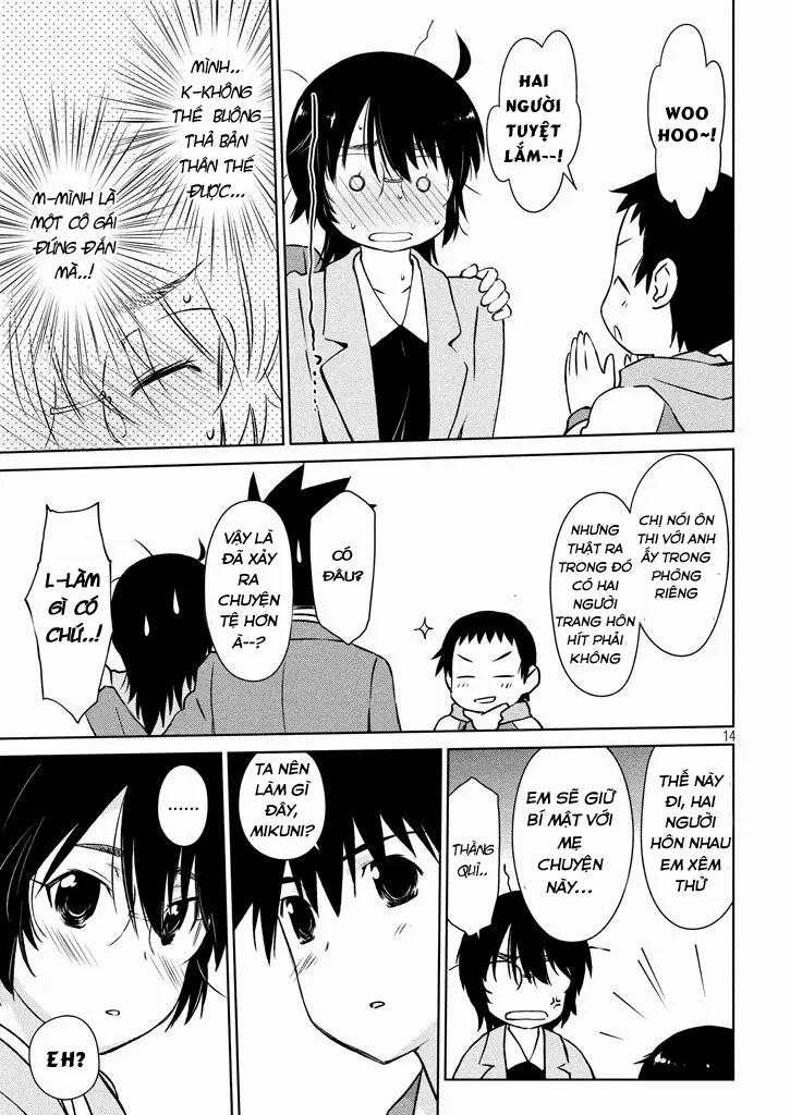 HentaiVN.net - Ảnh 15 - Kiss X Sis [きすしす; 亲吻姐姐; KissxSis; Kiss×sis] - Chap 96