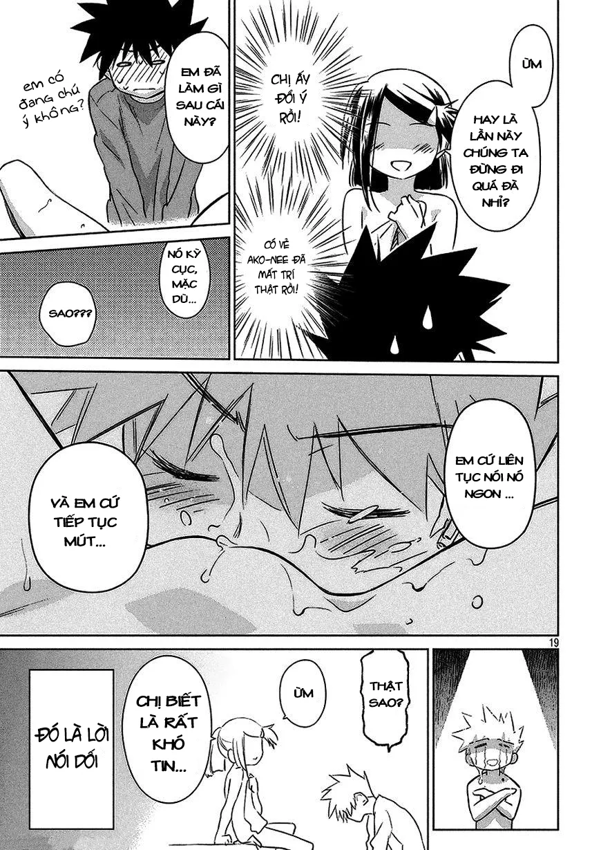HentaiVN.net - Ảnh 21 - Kiss X Sis [きすしす; 亲吻姐姐; KissxSis; Kiss×sis] - Chap 102