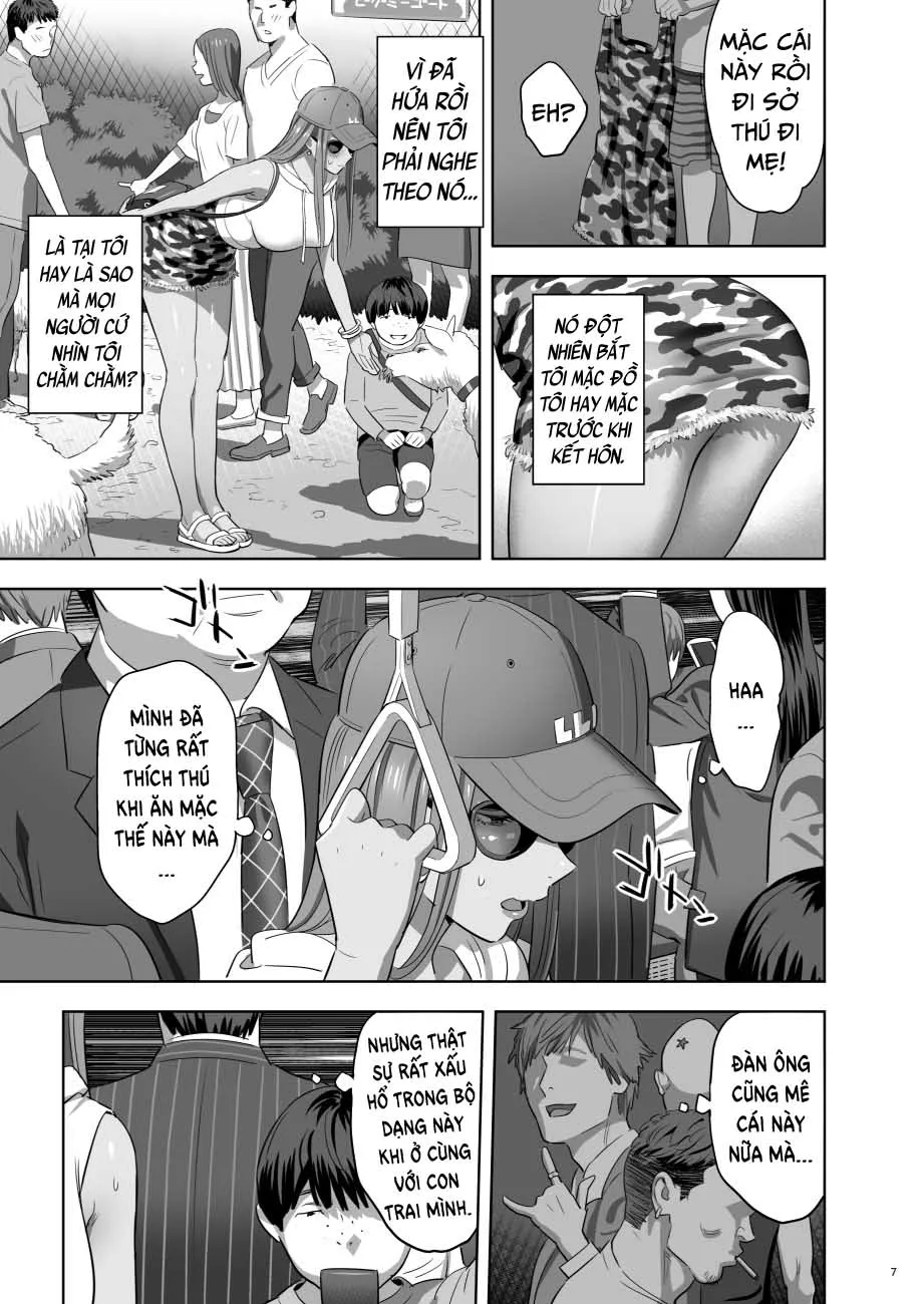 HentaiVN.net - Ảnh 5 - Moto Gal Mama ga Kyuu ni Dekita Ken. [When I Suddenly Got an Ex-Gyaru as My Mother] - Chap 2